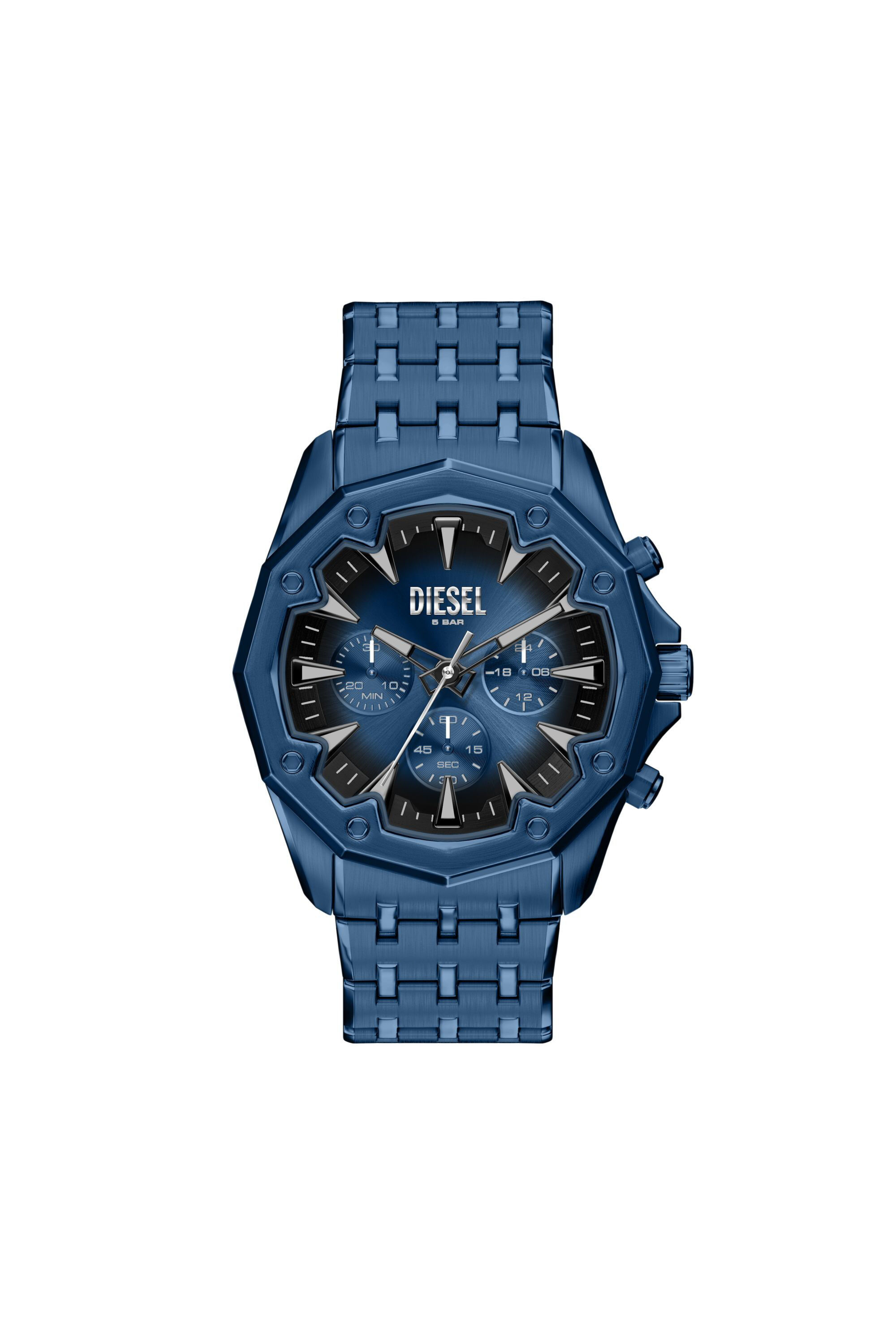 Diesel - DZ4705 WATCH, Herren Stinger Uhr aus blauem Edelstahl in Blau - 1