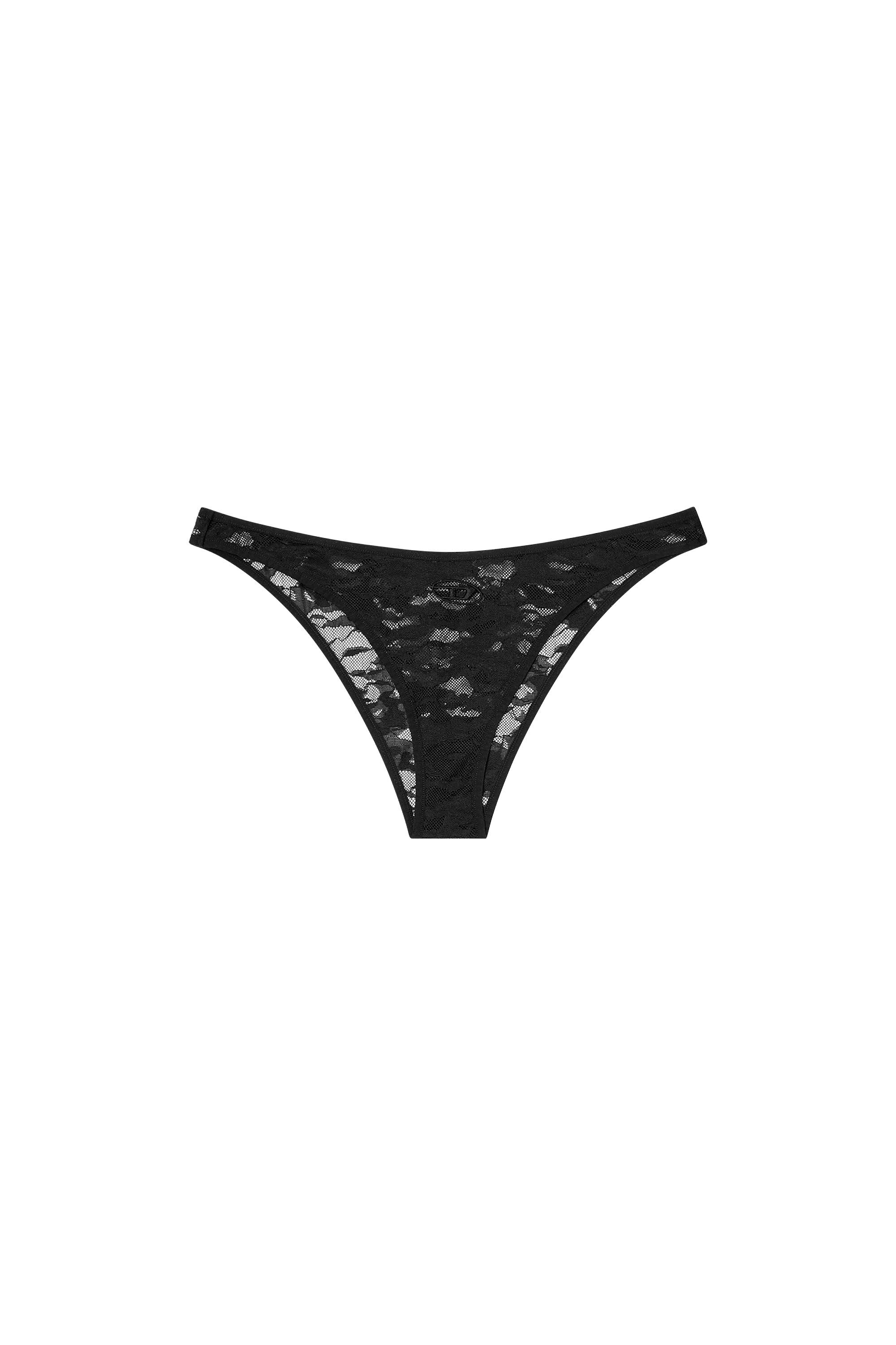 Diesel - PUNCHY-UTLT, Damen Camouflage-Spitzen-Briefs in Schwarz - 2
