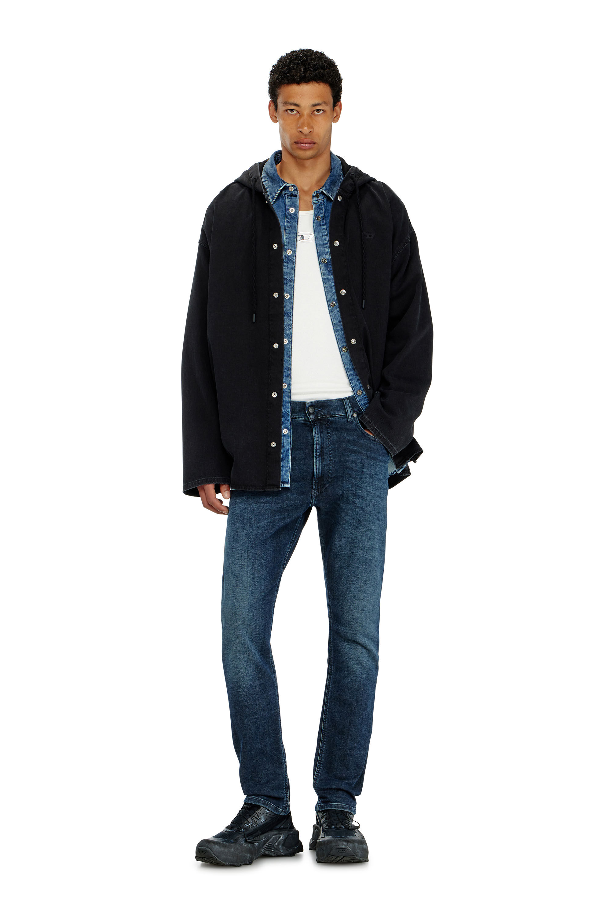 Diesel - Herren Regular 2032 D-Krooley-BW Joggjeans&reg; 09P94, Dunkelblau - 1