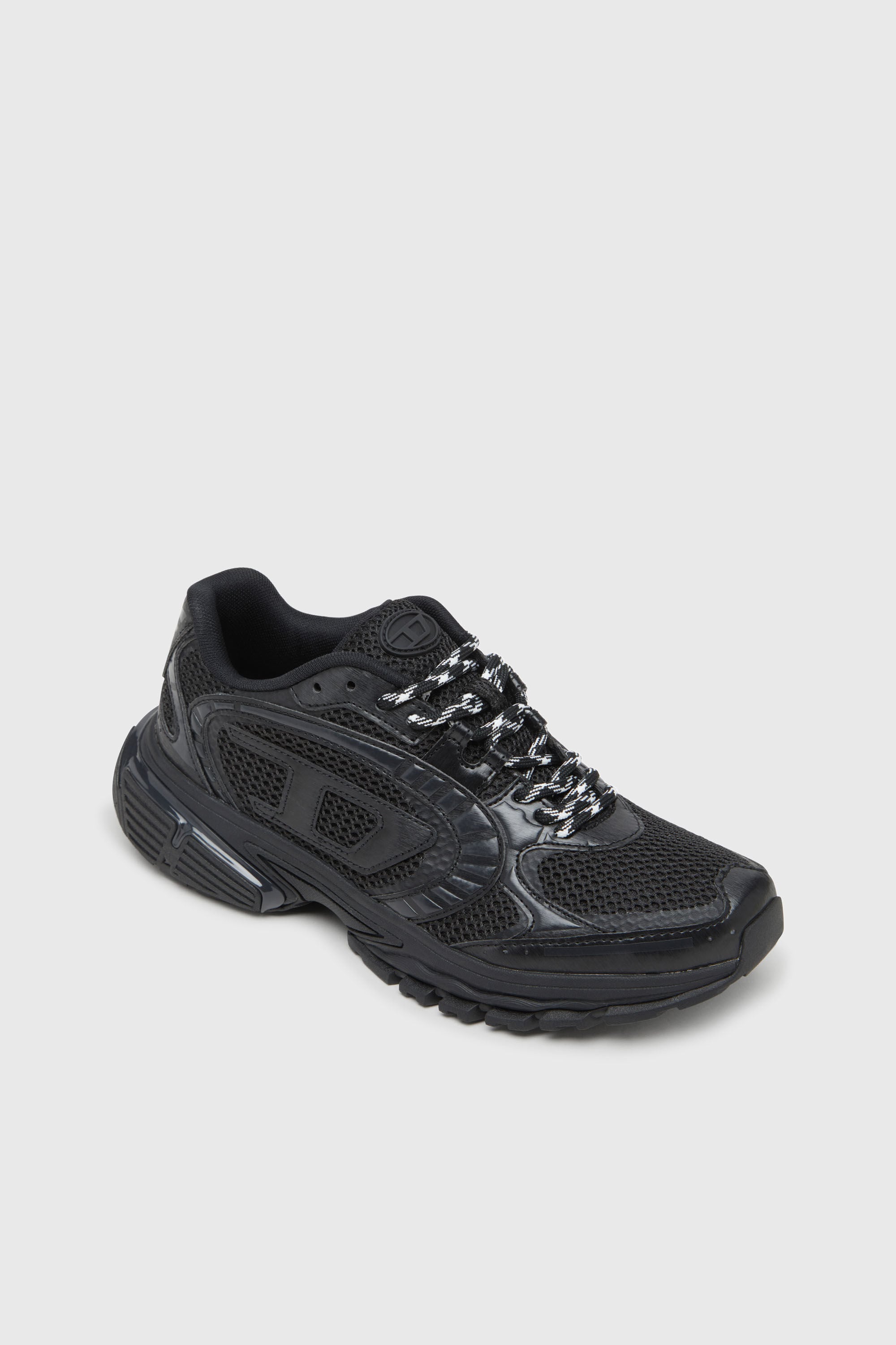 Diesel - S-PRO-V-DENSE LOW, Herren S-Pro-V-Dense-Sneakers aus Mesh mit Oval D-Logo in Schwarz - 6
