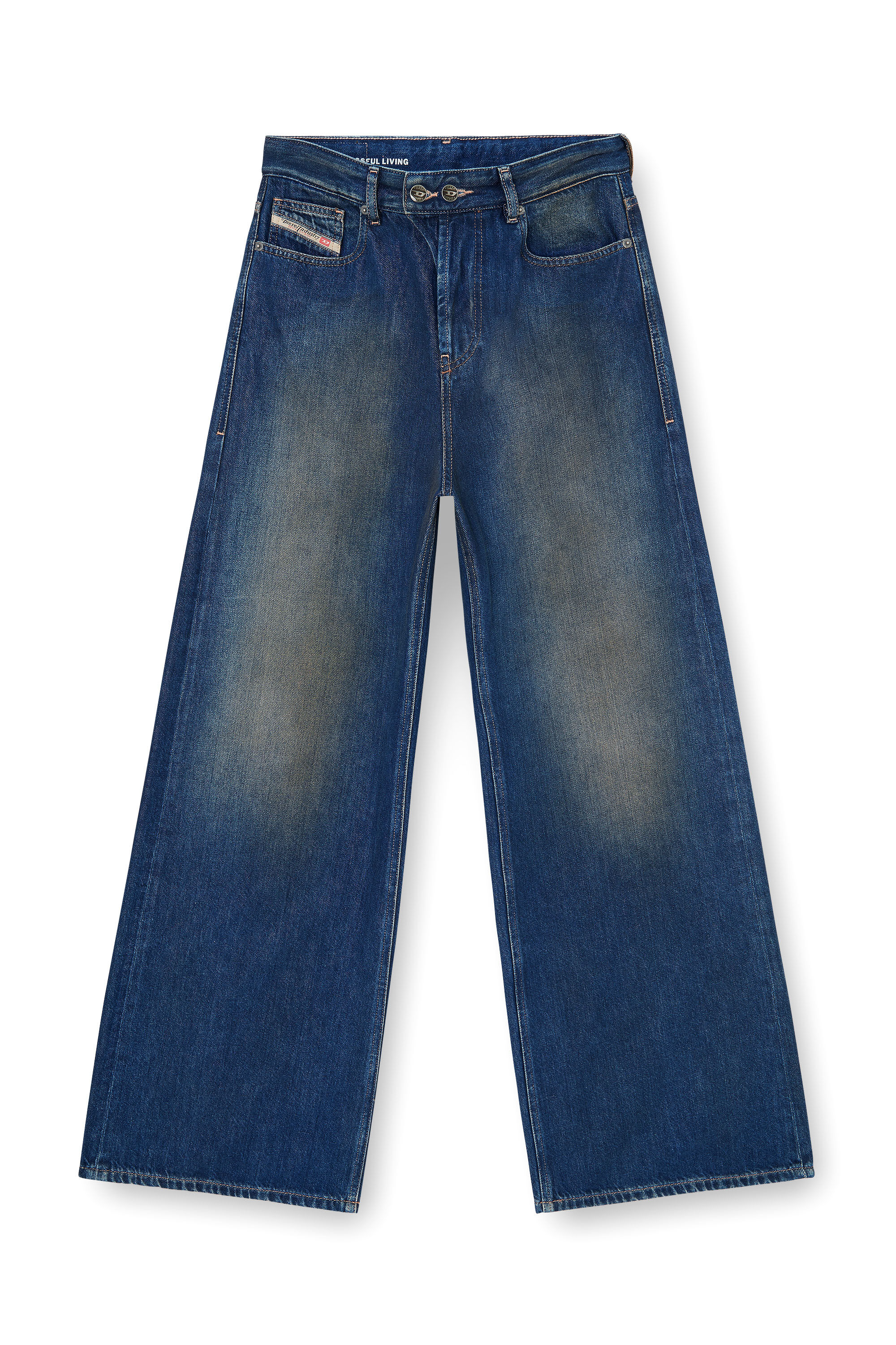 Diesel - Damen Relaxed Jeans 1996 D-Sire 09P47, Dunkelblau - 6