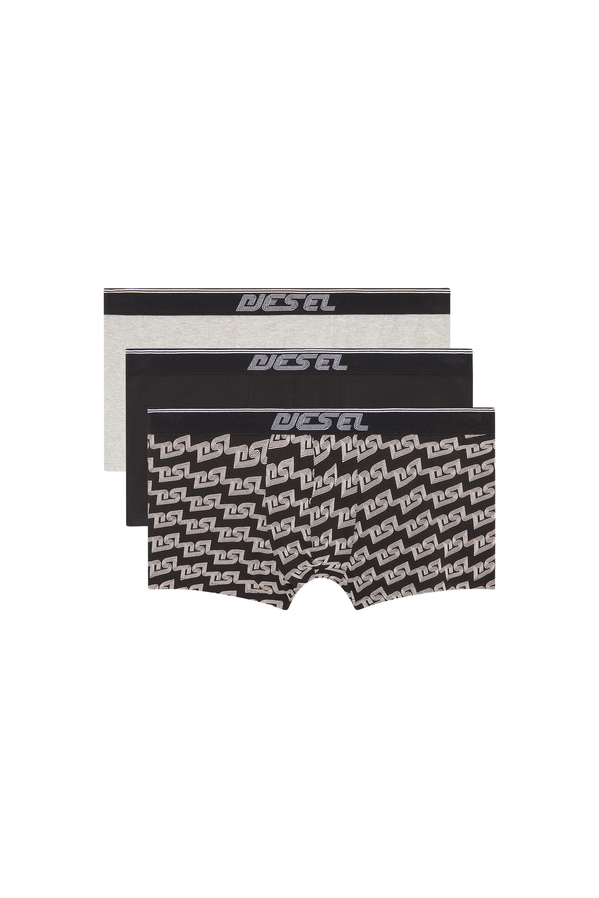 Diesel - UMBX-DAMIENTHREEPACK, Schwarz/Grau - Image 1