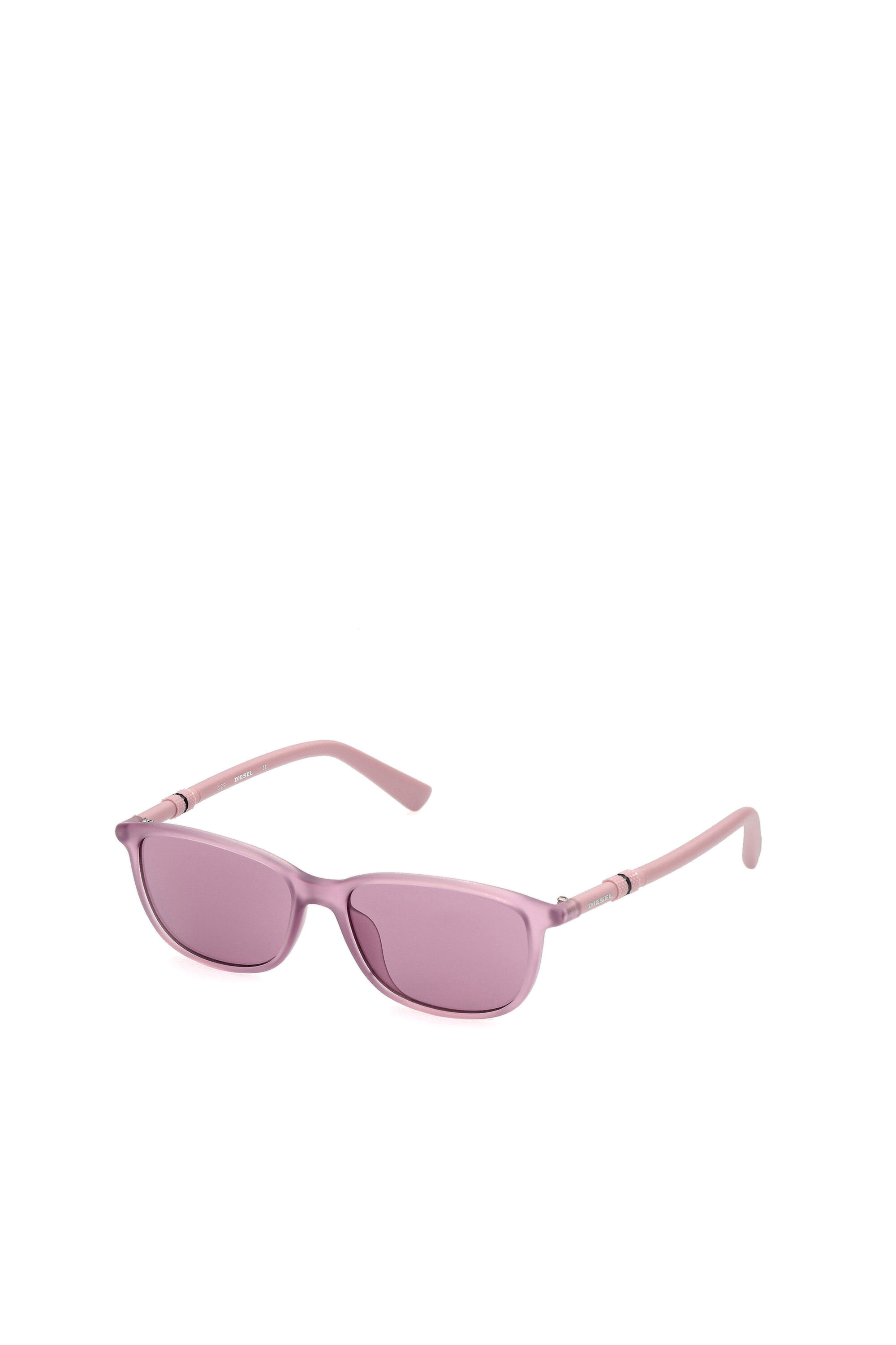 Diesel - DL0333, Damen Brille mit rechteckige Form in Rosa - 2