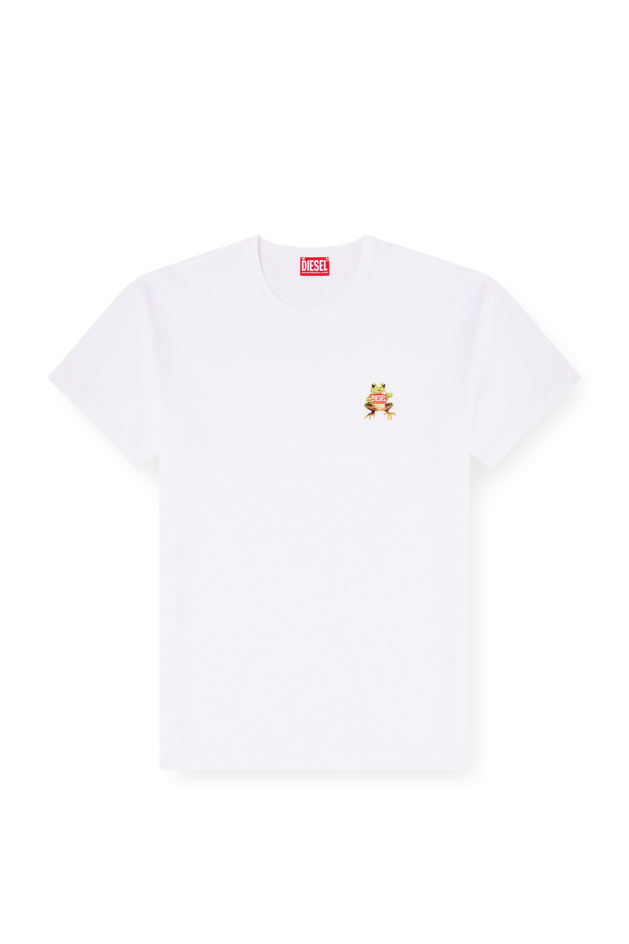 Diesel - T-NORM-FROG, Herren T-Shirt mit Frosch- und Logoprint in null - 2