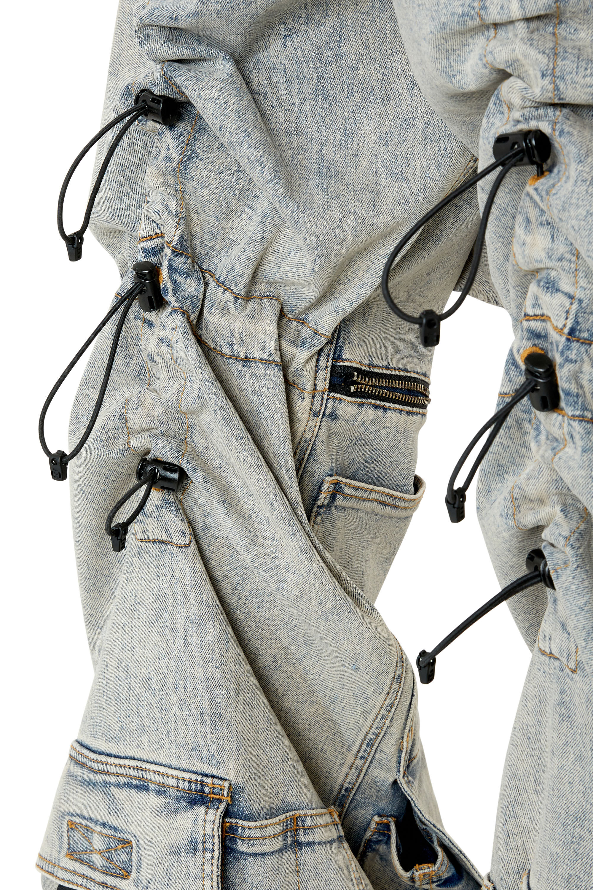 Diesel - D-Onlypockets 09F12 Straight Jeans, Mittelblau - Image 5
