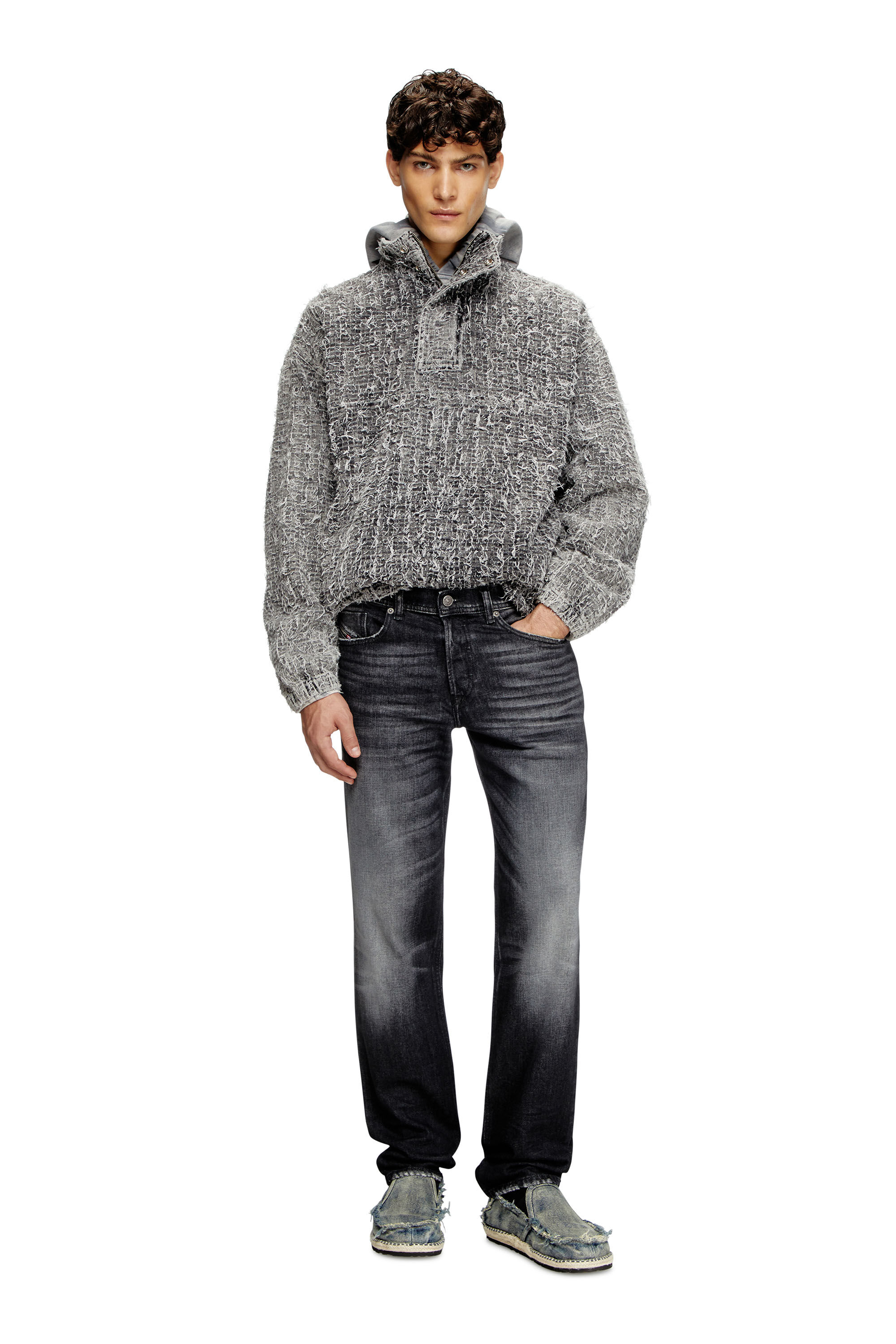 Diesel - Herren Regular Jeans 2023 D-Finitive 09L50, Schwarz/Dunkelgrau - 1