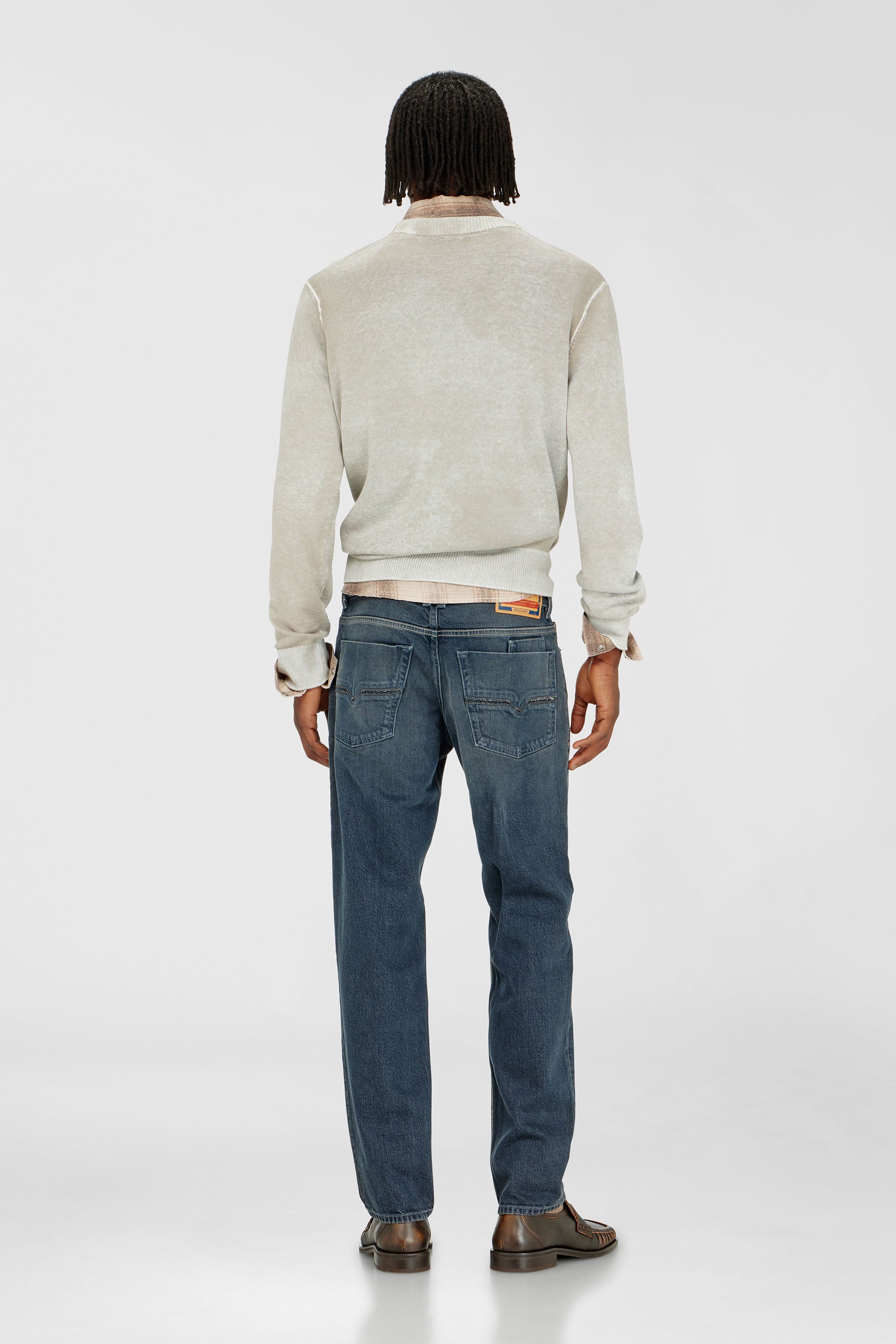Diesel - Herren Regular Jeans 2023 D-Finitive 007GQ, Mittelblau - 3