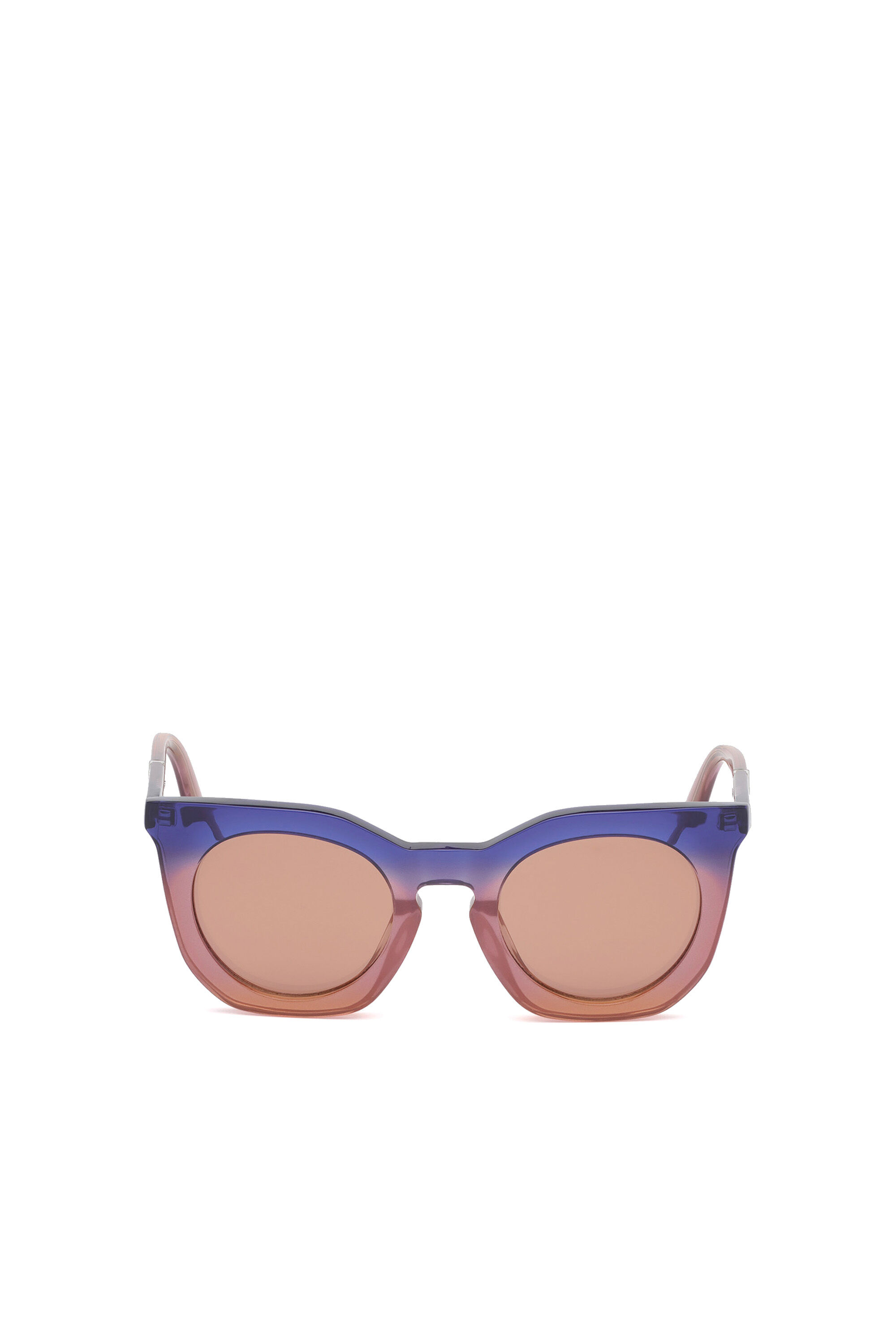 Diesel - DL0283, Damen Sonnenbrille aus acetat mit runden gläsern in Violett - 1