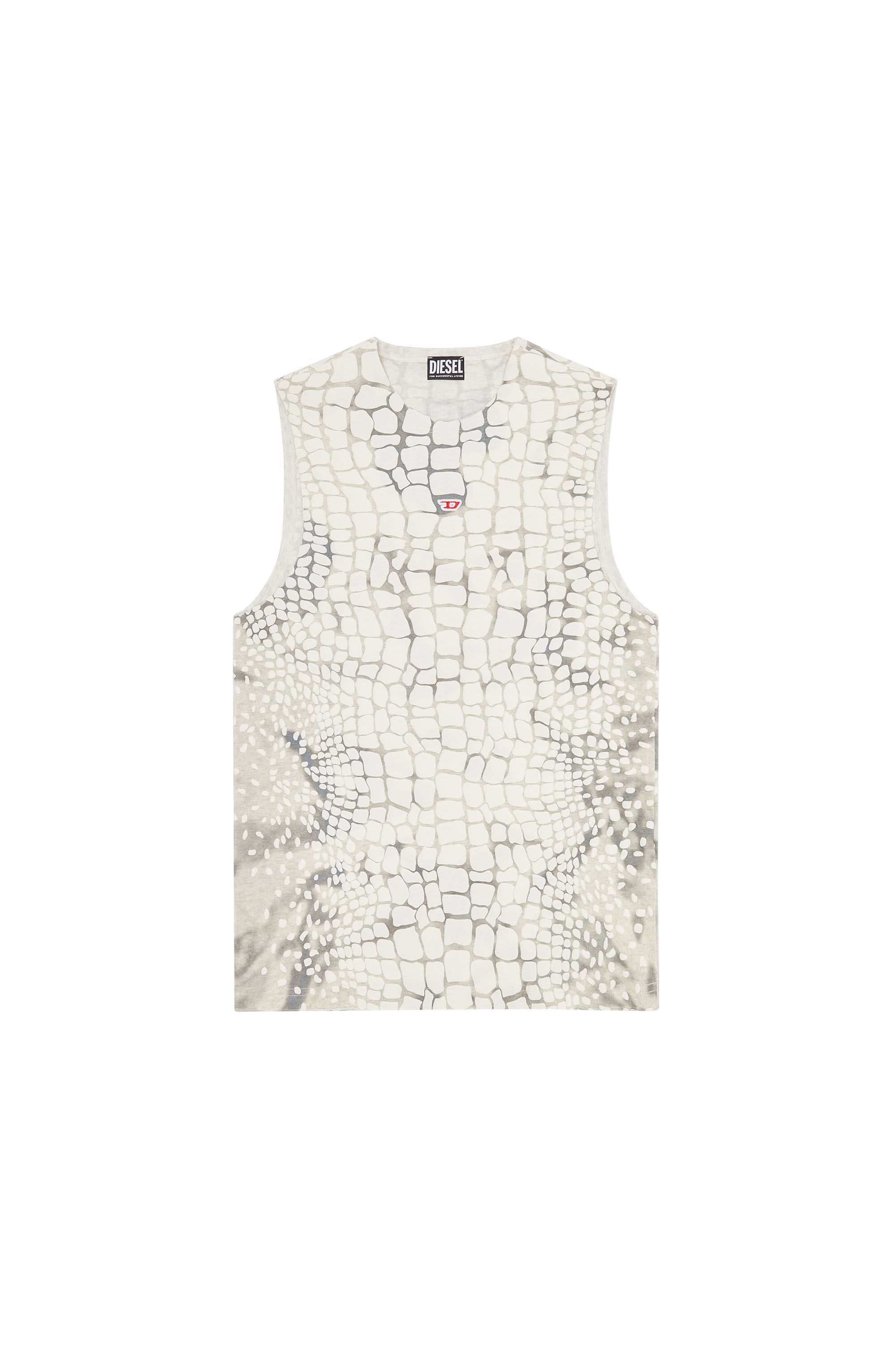 Diesel - T-WALLY, Grau/Weiss - Image 2