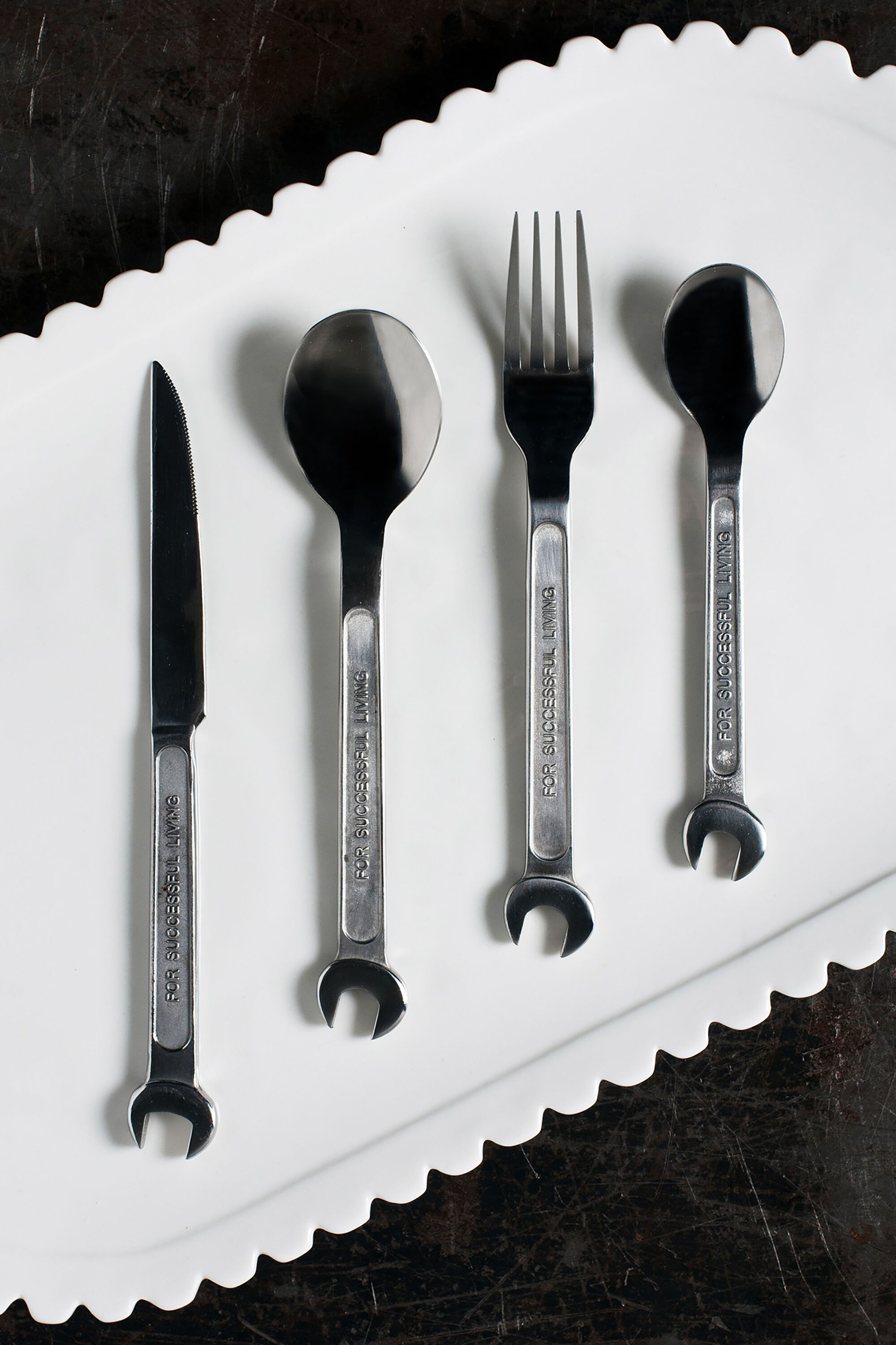 Diesel - 10958 DIY COLLECTION, Unisex Tafelgabel in Silber - 2