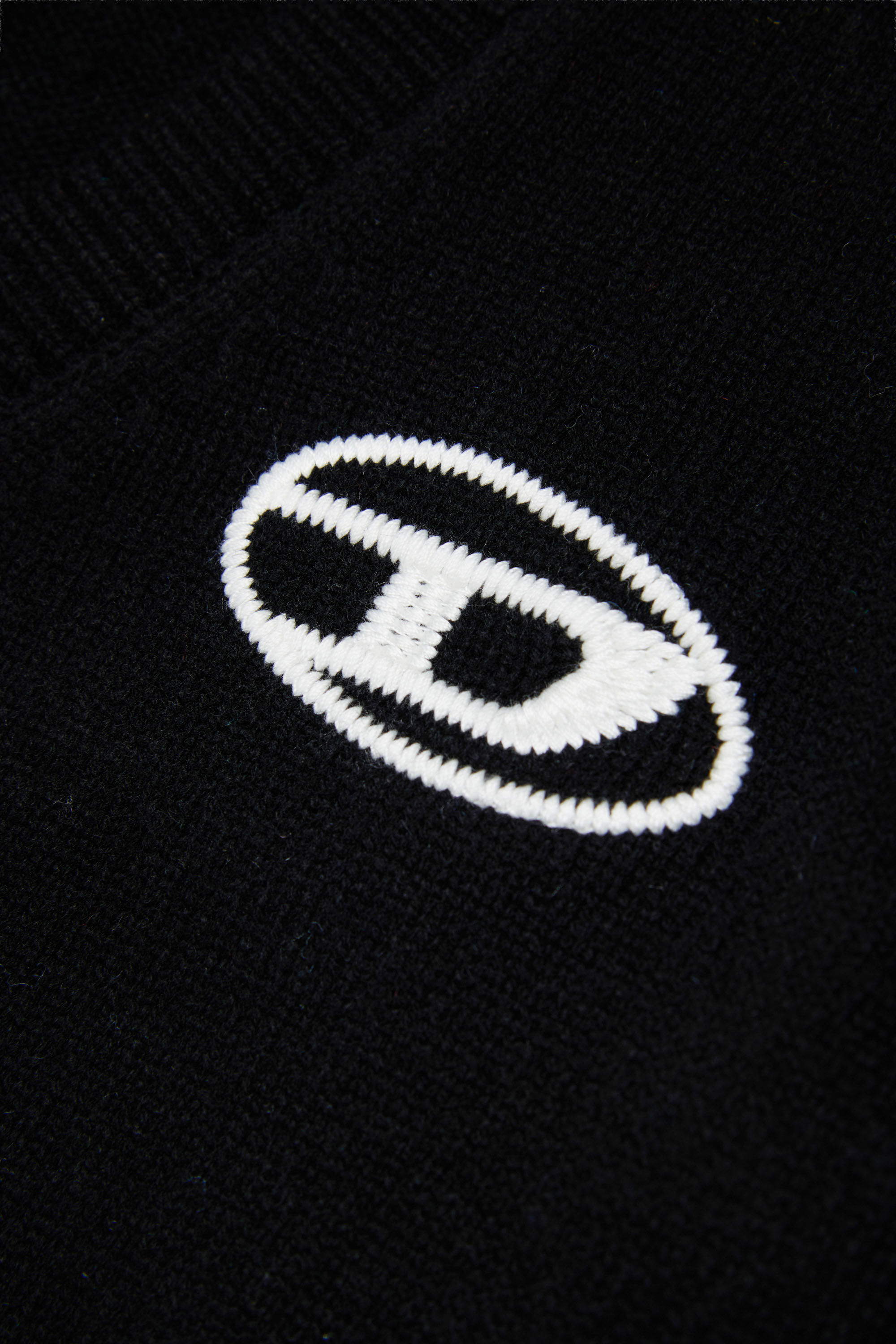 Diesel - KLABO CARDIGAN OVER, Man's Cashmere-enriched cardigan with Oval D logo in Black - 4