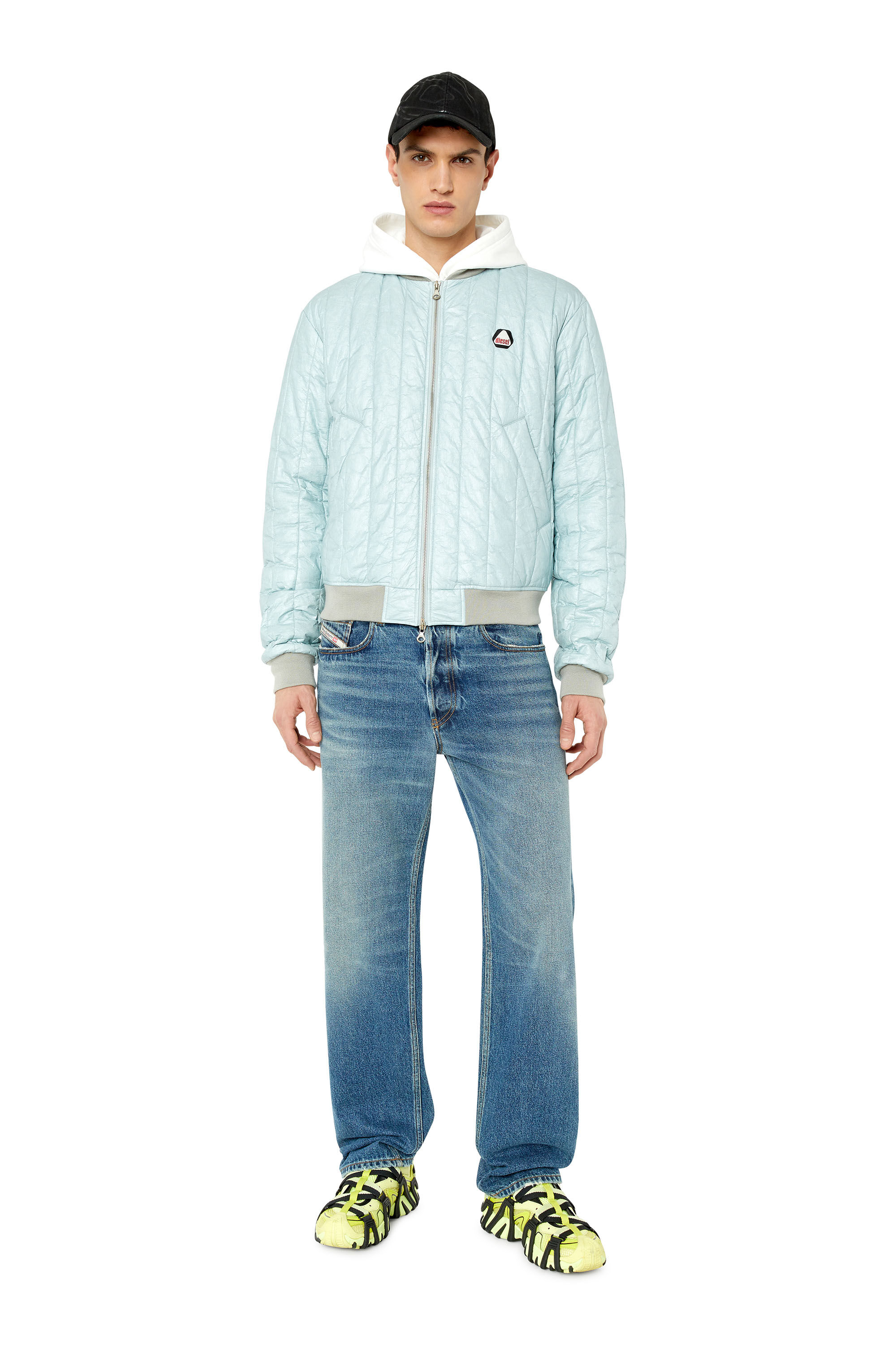 Diesel - 2010 D-Macs 09F02 Straight Jeans, Mittelblau - Image 1