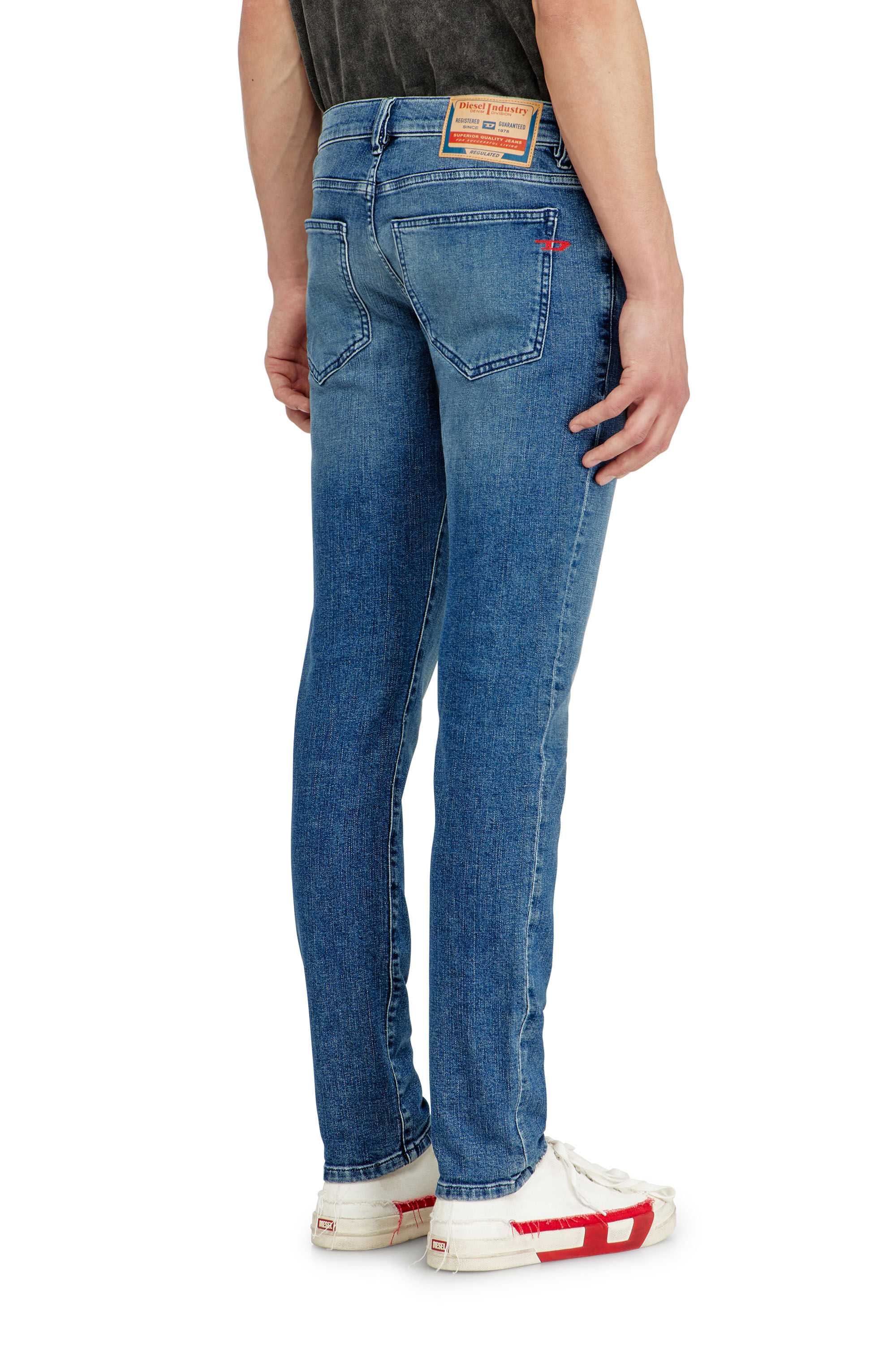Diesel - Herren Slim Jeans 2019 D-Strukt 0HDBK, Mittelblau - 5