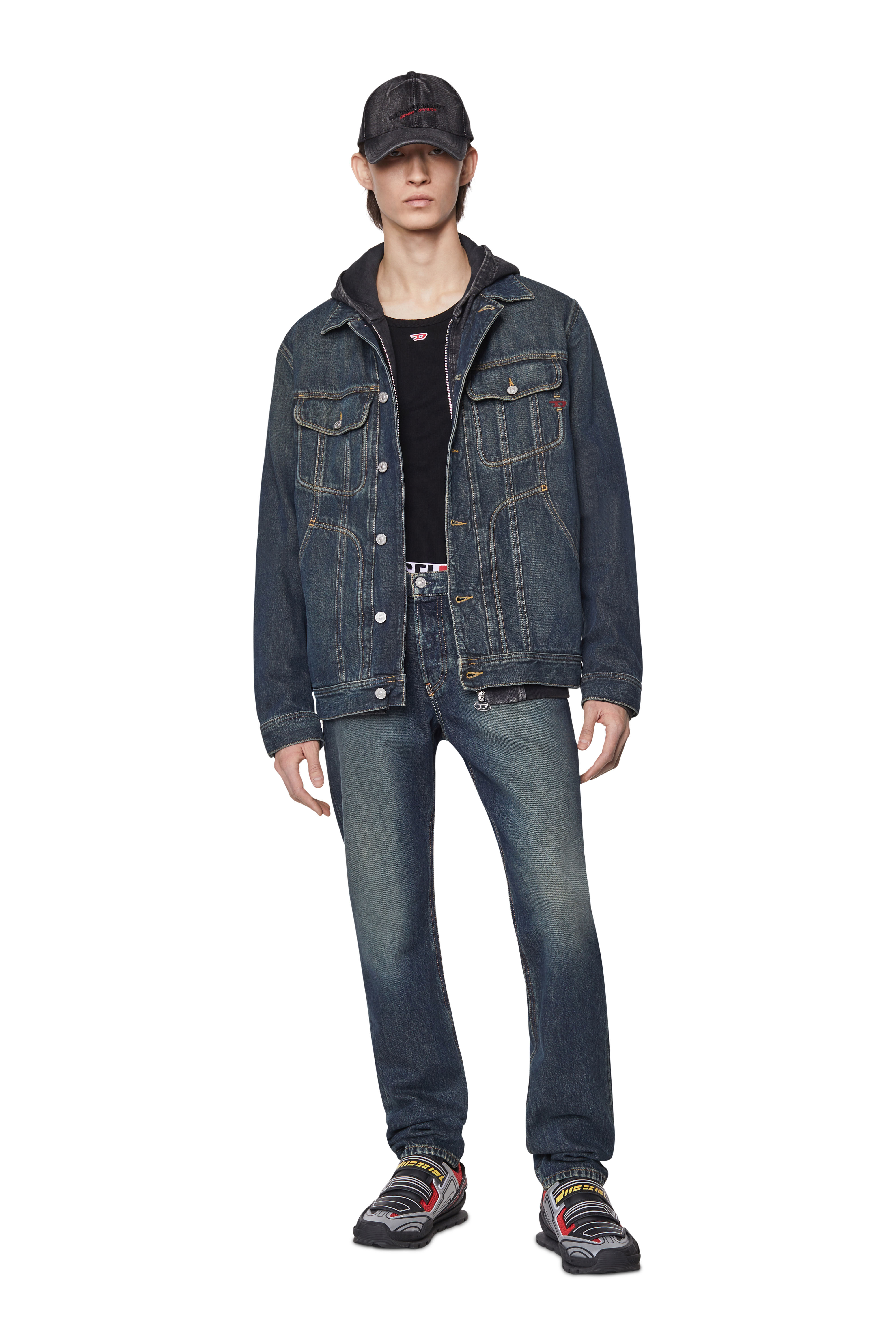 Diesel - 1995 D-Sark 09C04 Straight Jeans, Dunkelblau - Image 1