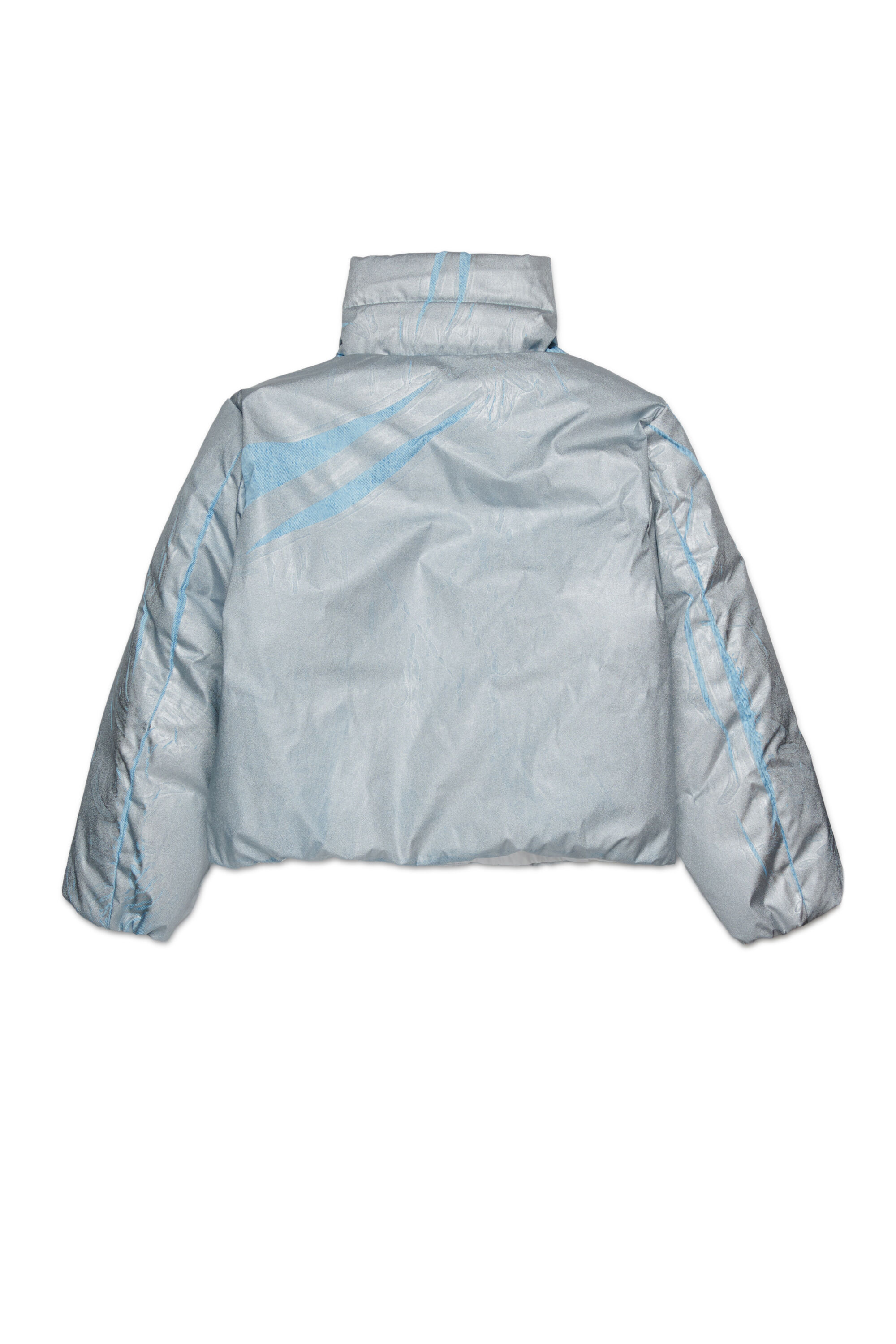 Diesel - JWHIMSY, Damen Jacke mit Frontreißverschluss in Hellblau - 2