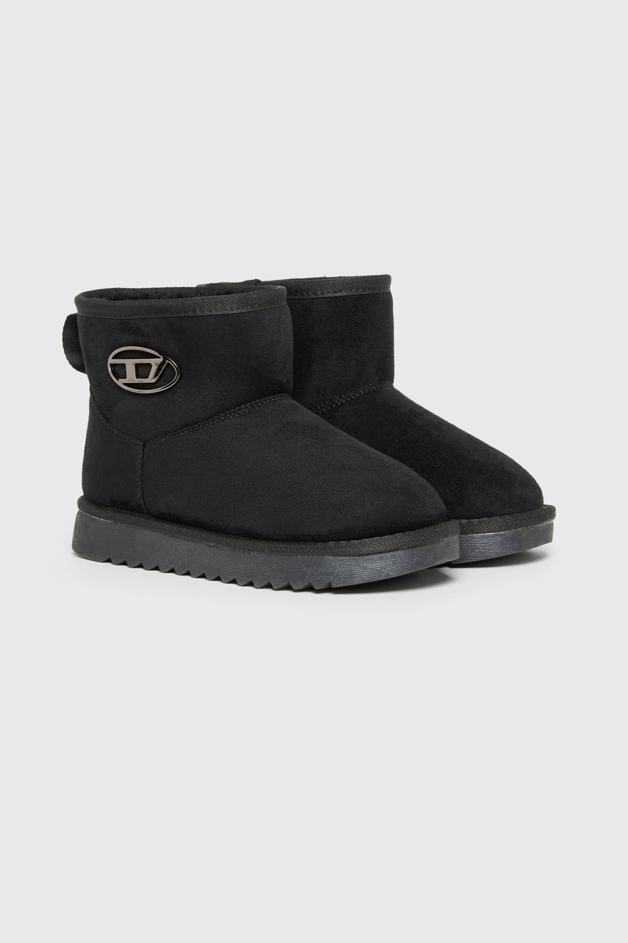 Diesel - D-DAATEN, Unisex D-Daaten - Stiefel mit Pl&uuml;schfutter in Schwarz - 2