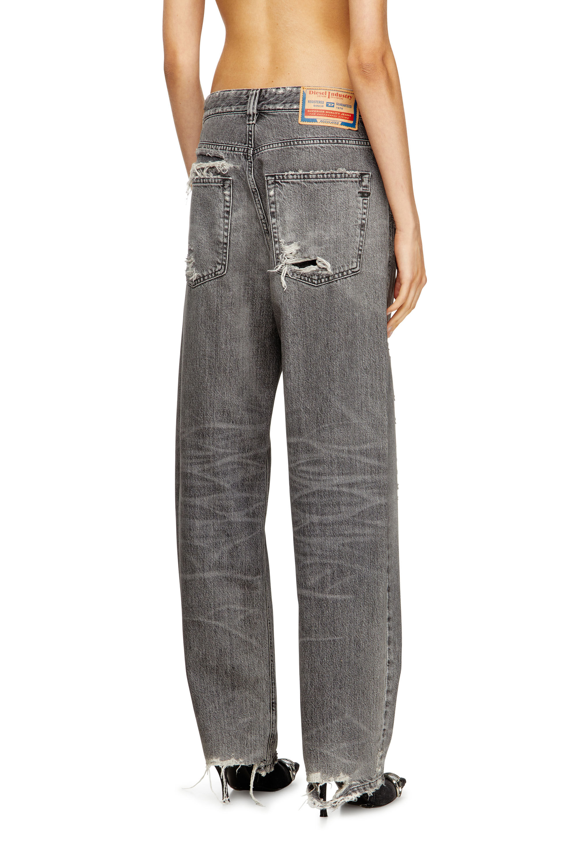 Diesel - Damen Regular Jeans 1988 D-Ark 09M64, Grau - 4