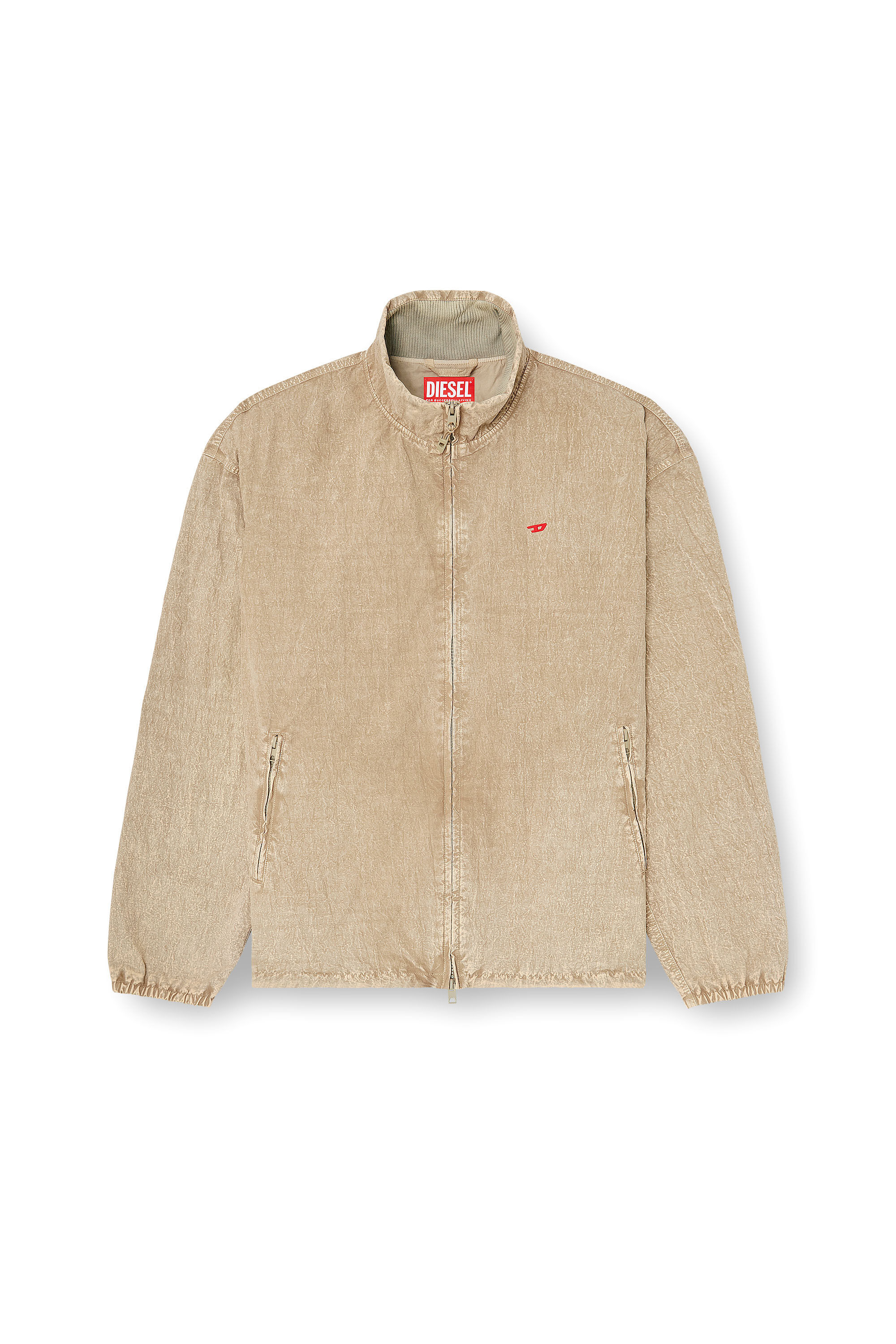 Diesel - J-CORSE-PLBH, Herren Jacke aus taslan mit spezieller Beschichtung in Beige - 2
