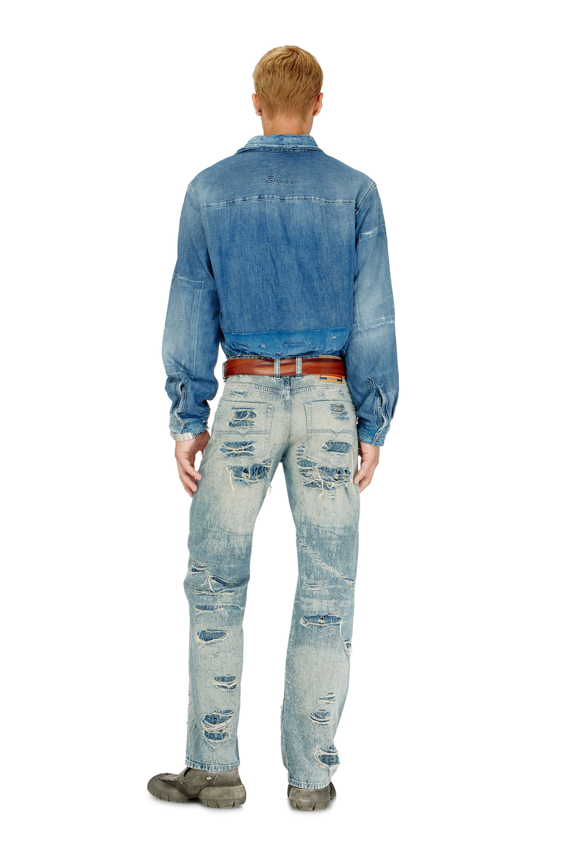 Diesel - Herren Relaxed Jeans 1980 D-Eeper 068YM, Mittelblau - 3