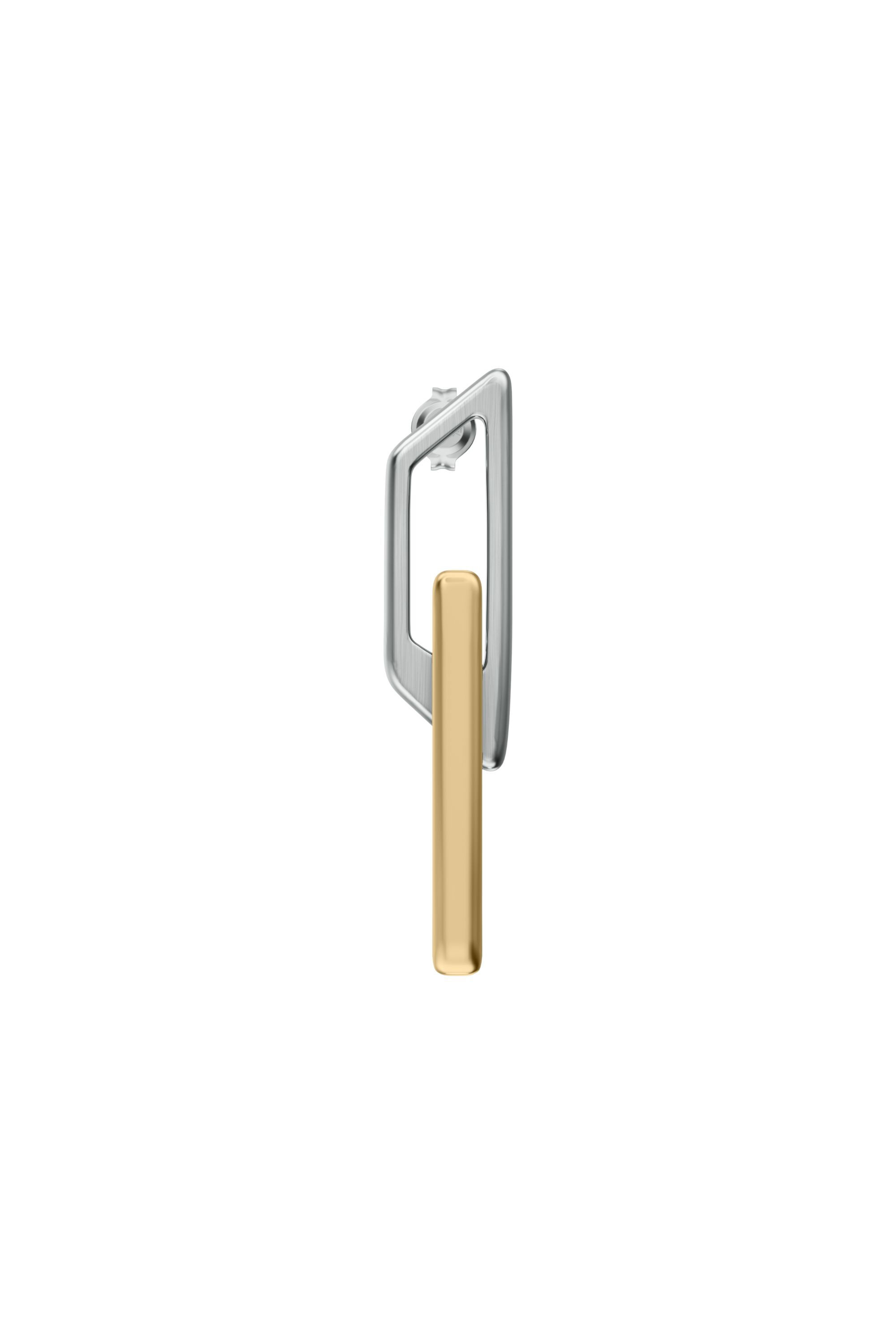 Diesel - DX1685931  JEWELLERY, Unisex Ohrh&auml;nger aus Edelstahl in Silber/Gold - 2