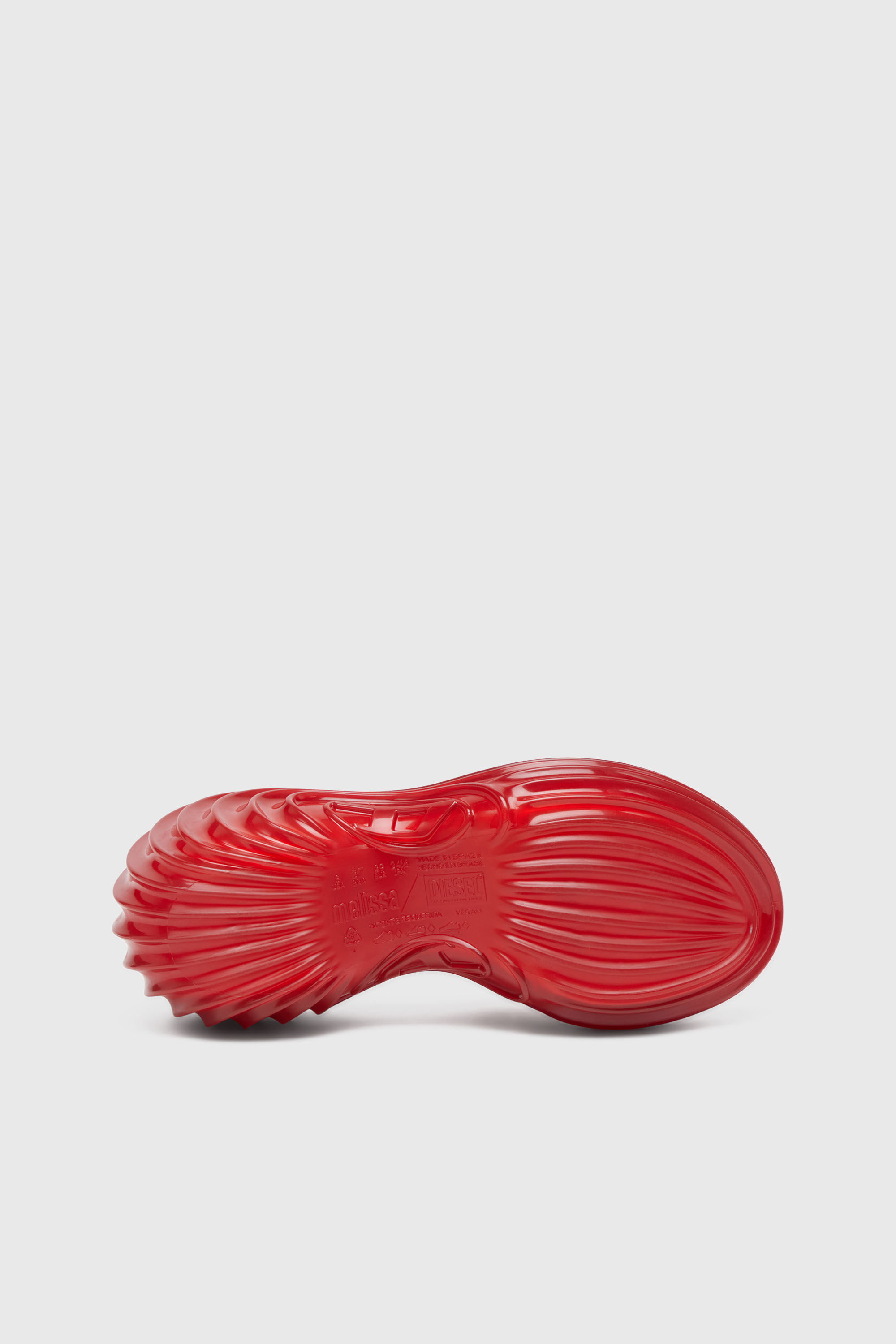 Diesel - MELISSA QUANTUM PLATFORM, Damen Plateau-Pantolette aus Melflex&reg; in Rot - 5