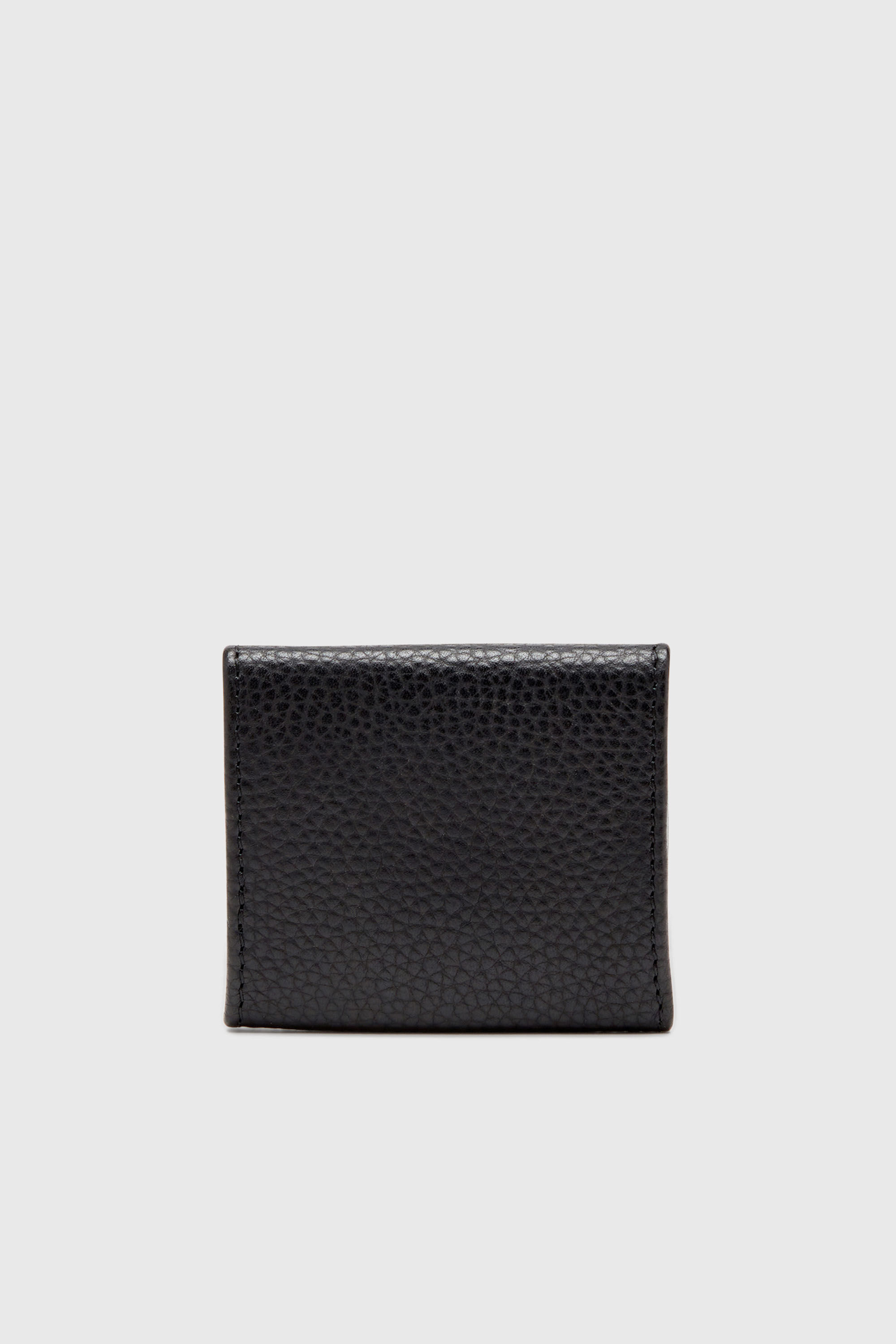 Diesel - HISSU EVO COIN CASE, Herren M&uuml;nzetui aus genarbtem Leder in Schwarz - 2