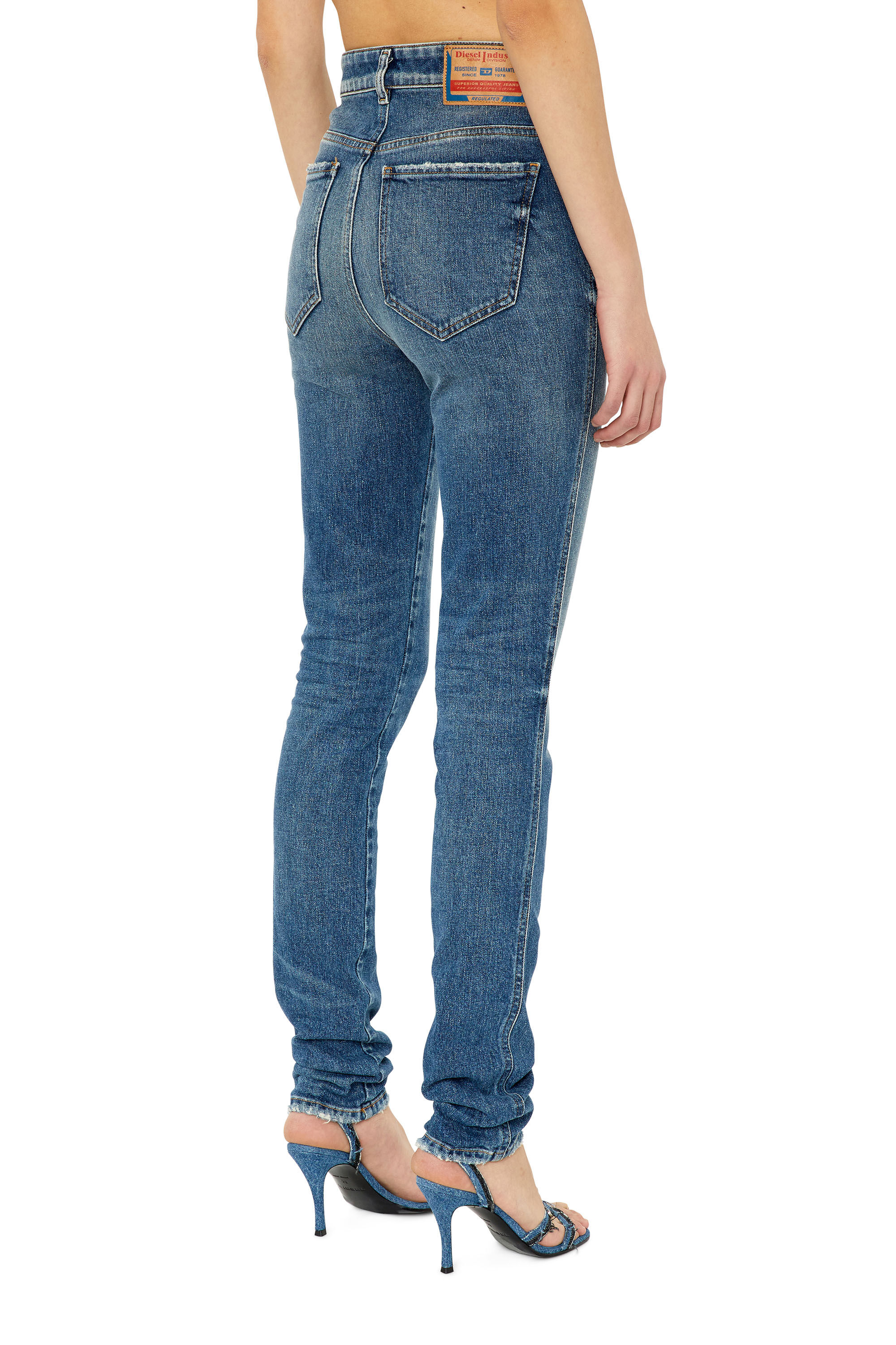 Diesel - 1994 007L1 Straight Jeans, Mittelblau - Image 4