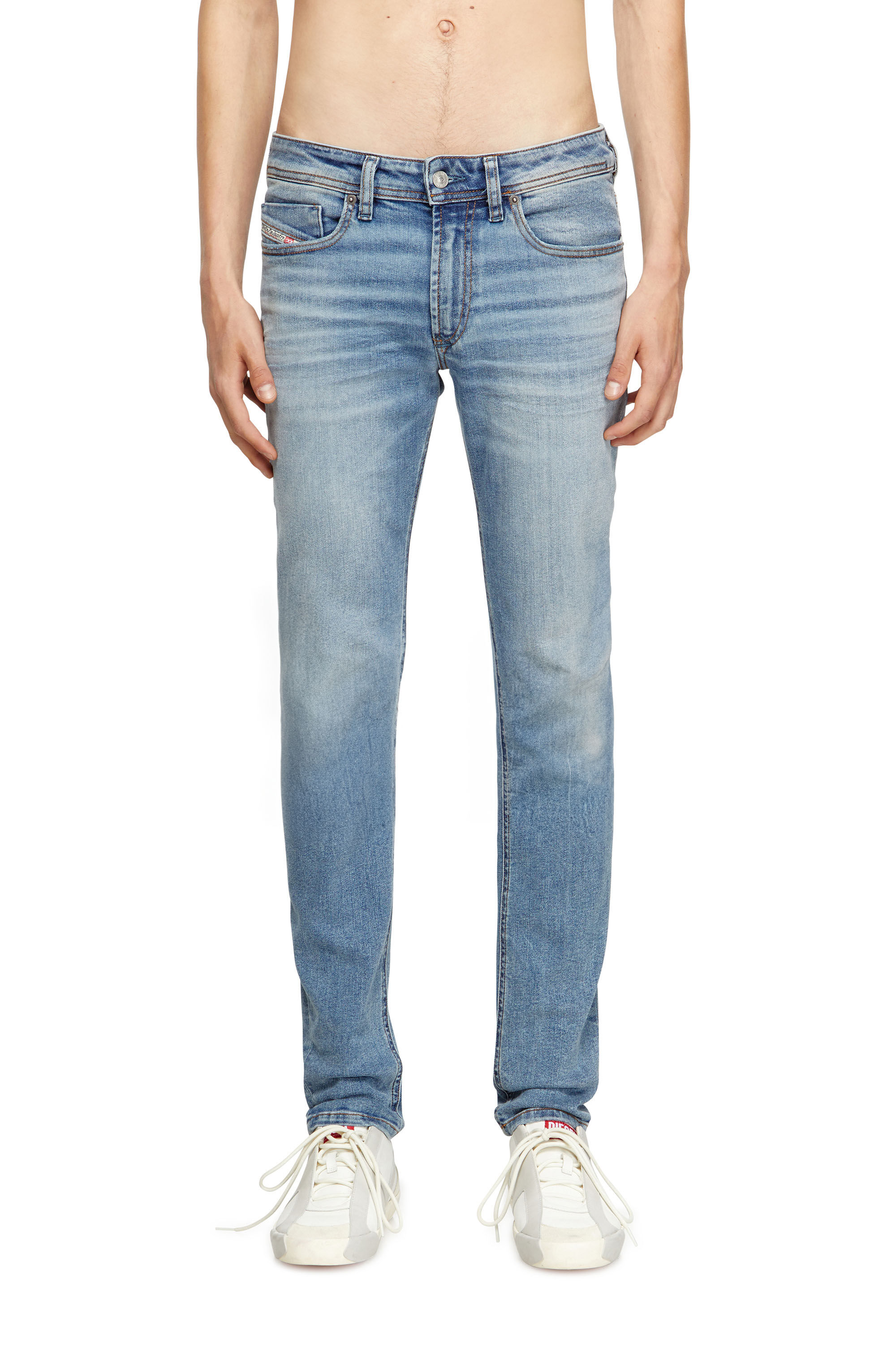Diesel - Herren Skinny Jeans 1979 Sleenker 0DBDQ, Hellblau - 3