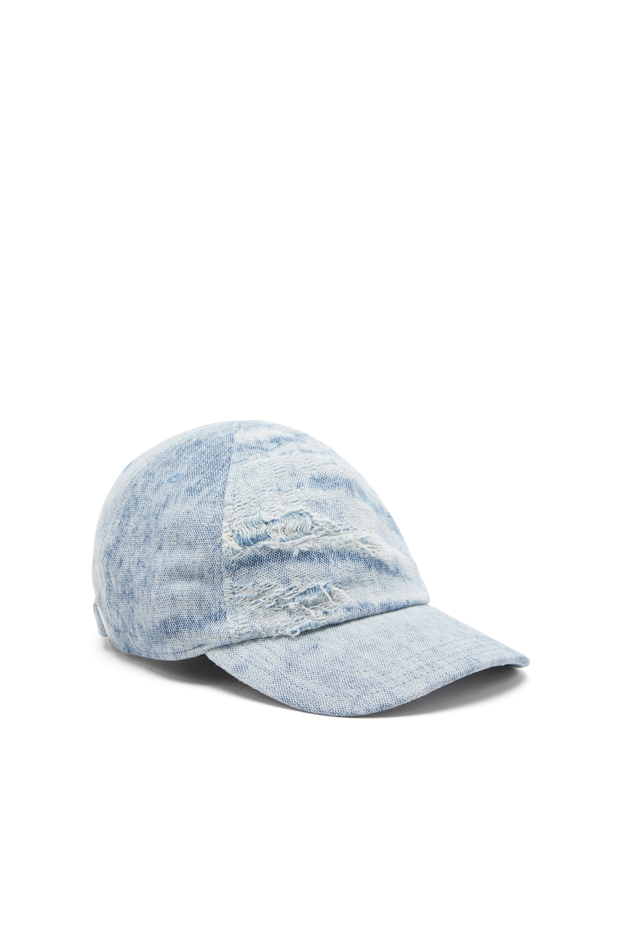 Diesel - C-FEEL, Herren Baseball cap with denim treatment in Hellblau - 1