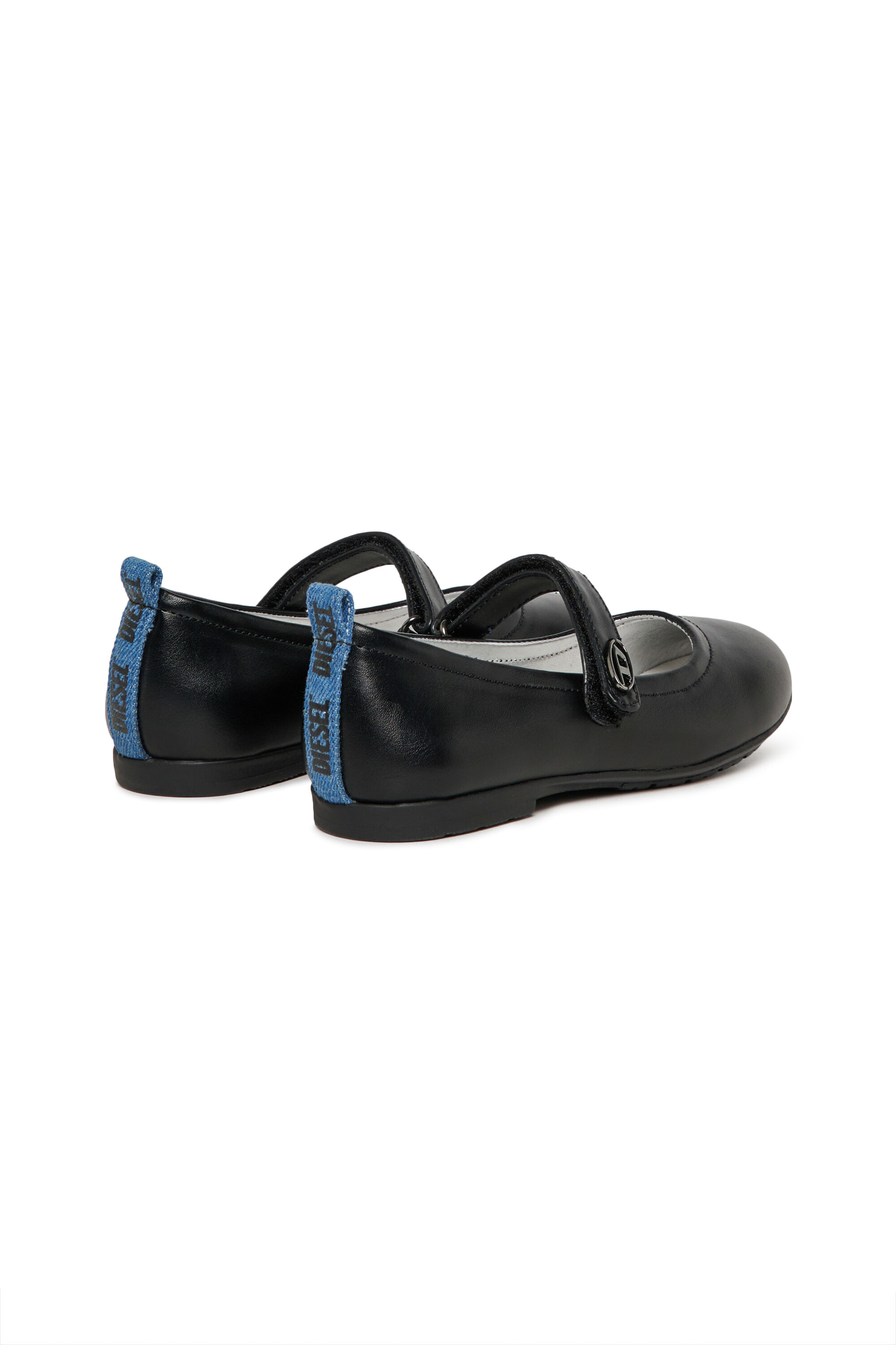 Diesel - D-BALWE, Woman's D-BALWE-Mary Jane flats with contrasting tab in Black - 3