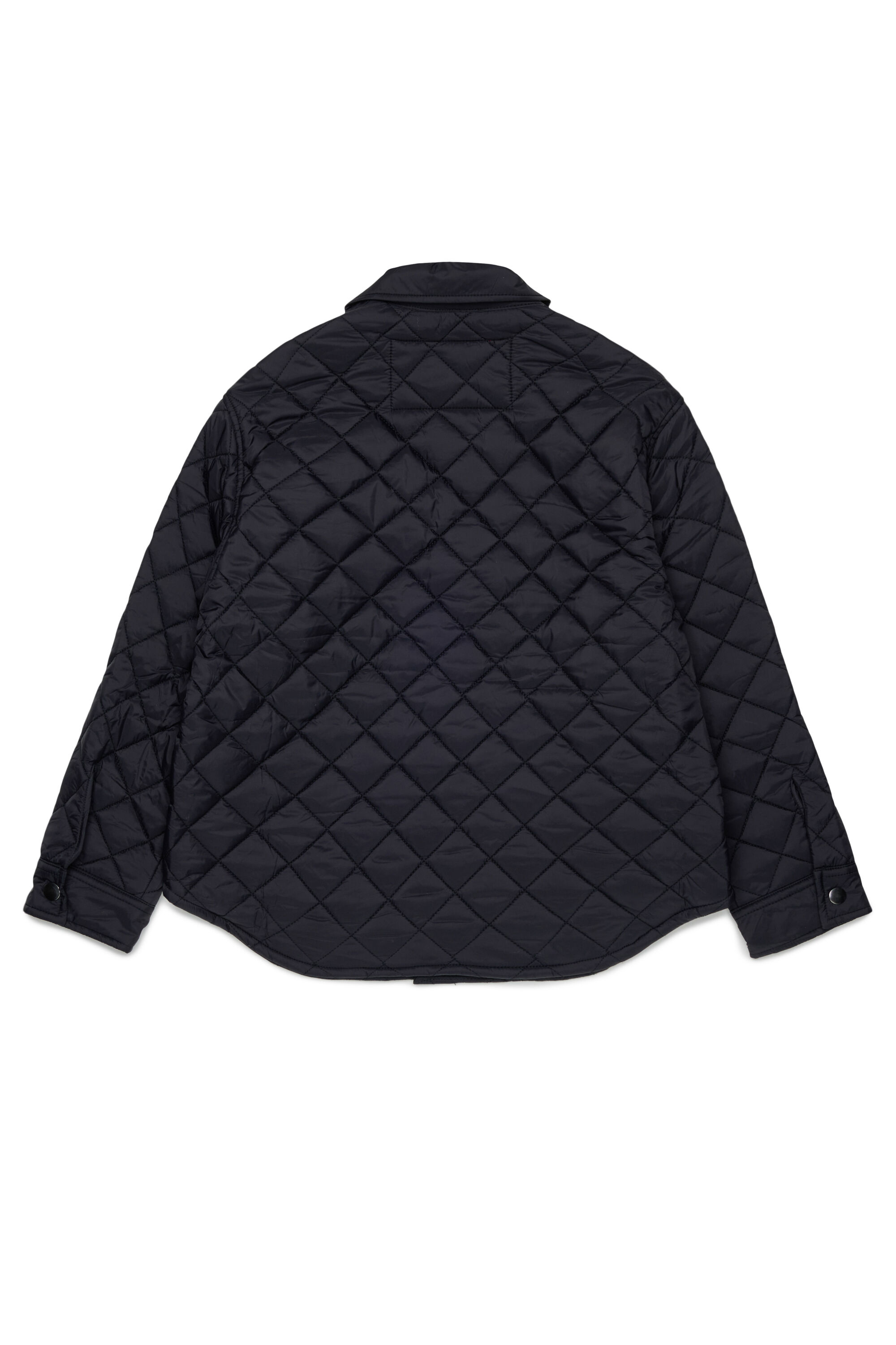 Diesel - JMONTY, Unisex Hemdjacke aus gestepptem Nylon in Schwarz - 2