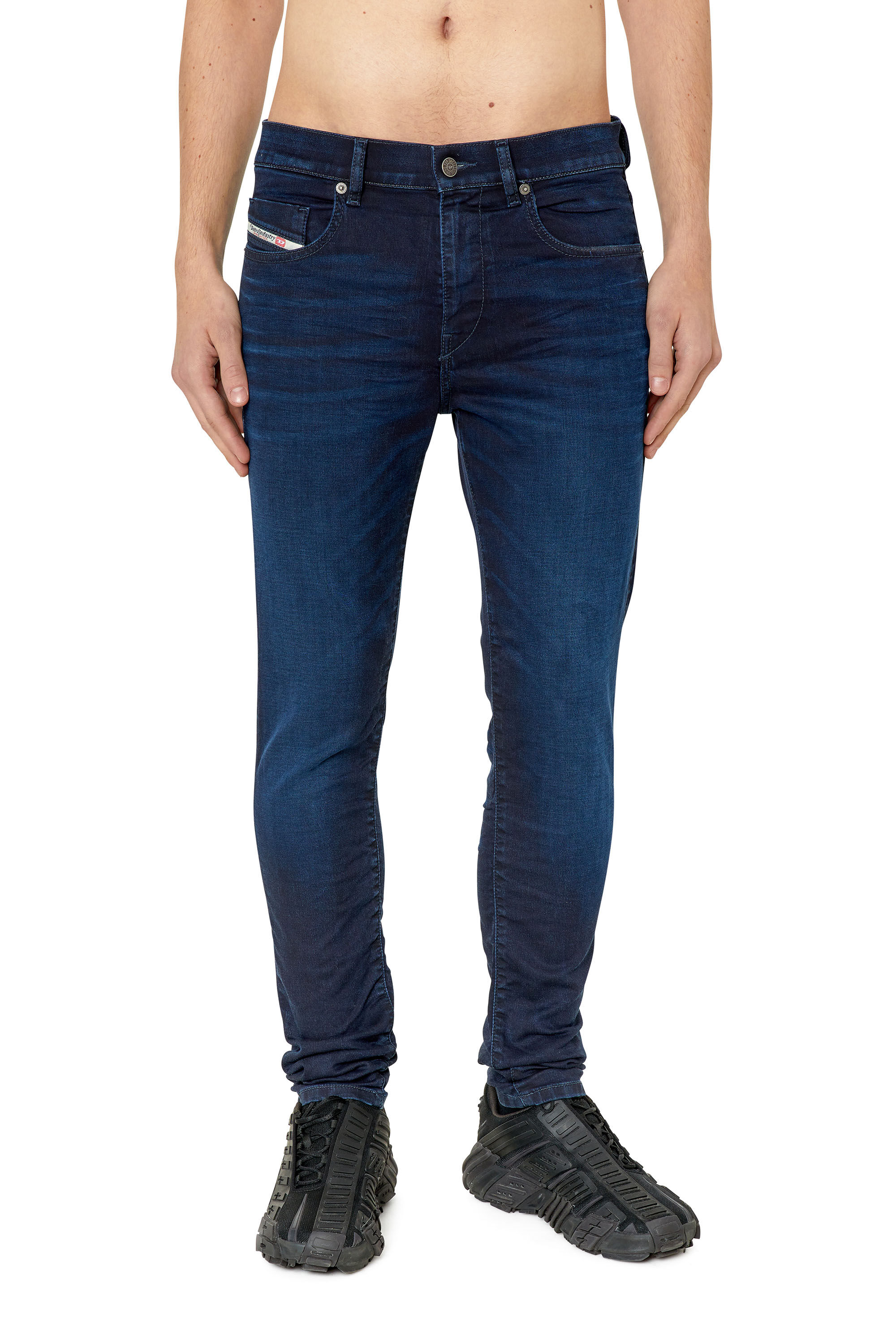 Diesel - Herren Slim 2060 D-Strukt Joggjeans® 068CU, Dunkelblau - 3