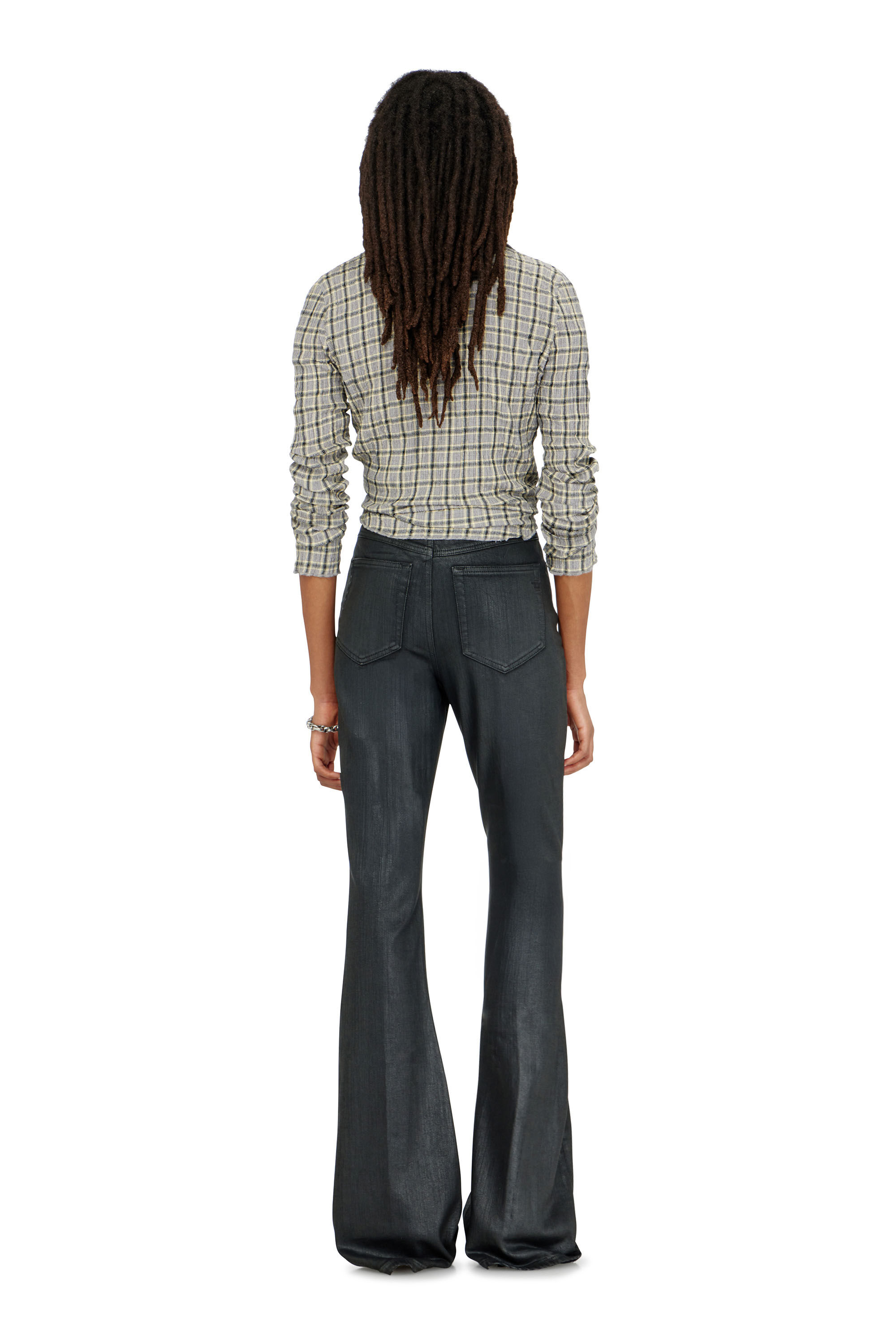 Diesel - Damen Bootcut Jeans 1973 D-Partt 09P78, Schwarz/Dunkelgrau - 3