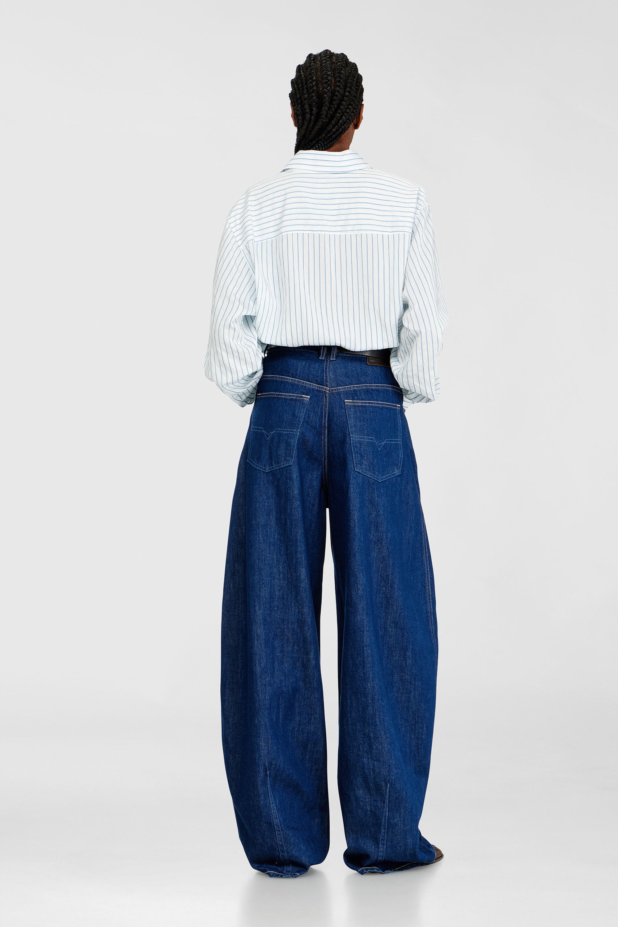 Diesel - Damen Relaxed Jeans 1987 D-Khelz 09Q09, Dunkelblau - 3