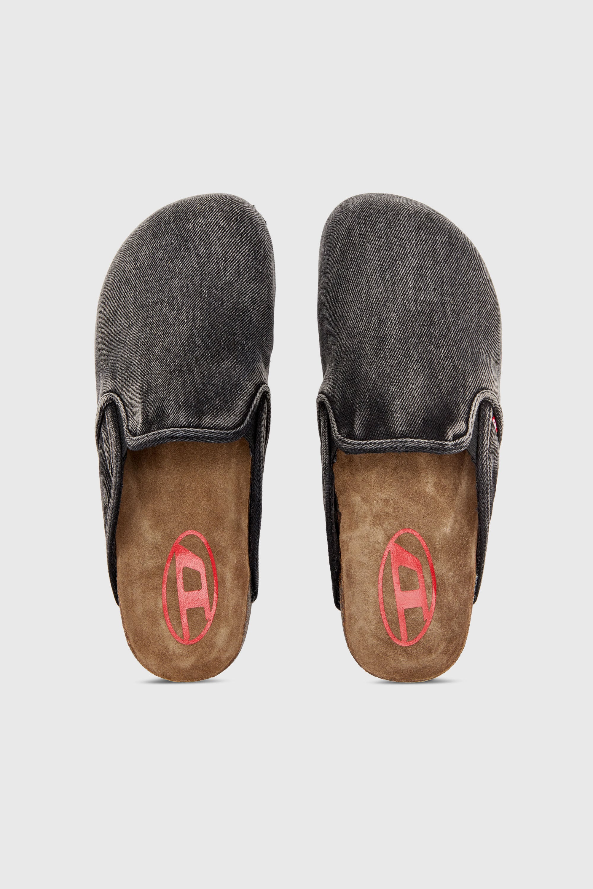Diesel - D-WOODSTOCK SLIP-ON, Herren D-Woodstock-Mules aus Denim in Schwarz - 5