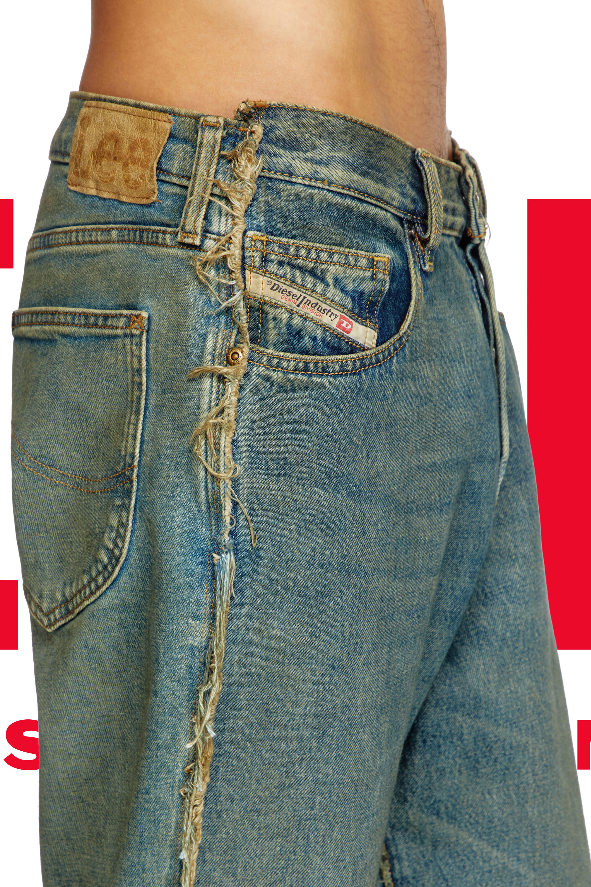 Diesel - Herren Regular Jeans Dieseloves 03 09M98, Dunkelblau - 2