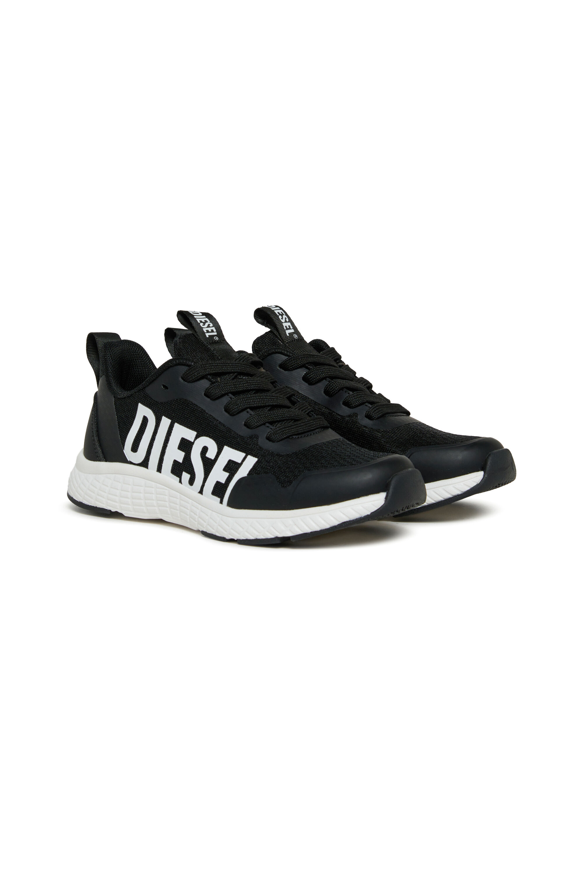 Diesel - S-RUNCOUT, Unisex S-Runcout - Sneakers mit maxi Diesel Logo in Schwarz - 2