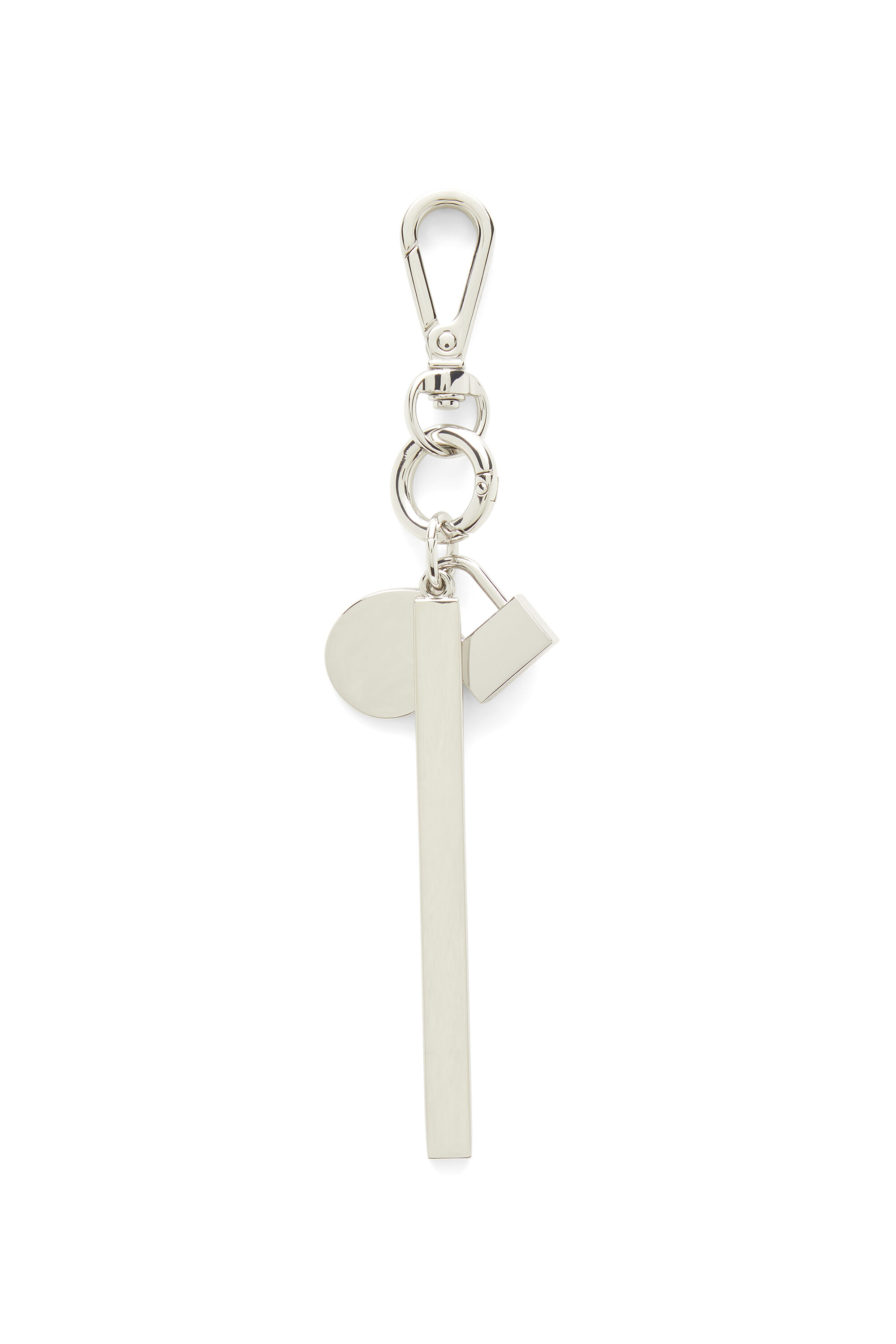 Diesel - TINDER CHARM, Unisex Degrad&eacute; metal Schl&uuml;sselanh&auml;nger in Silber/Rosa - 2