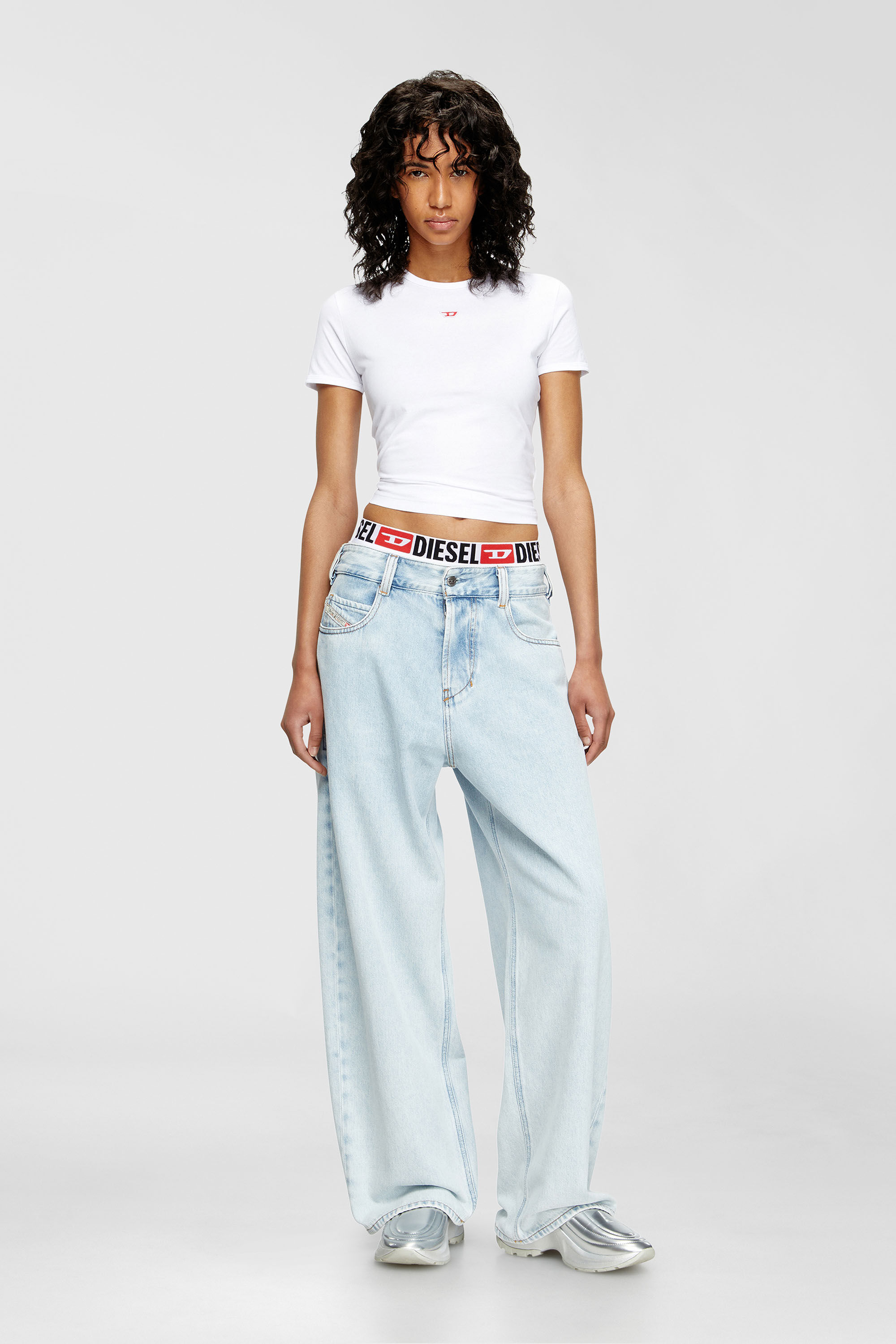 Diesel - Unisex Relaxed Jeans 1997 D-Enim-M 09M74, Hellblau - 5