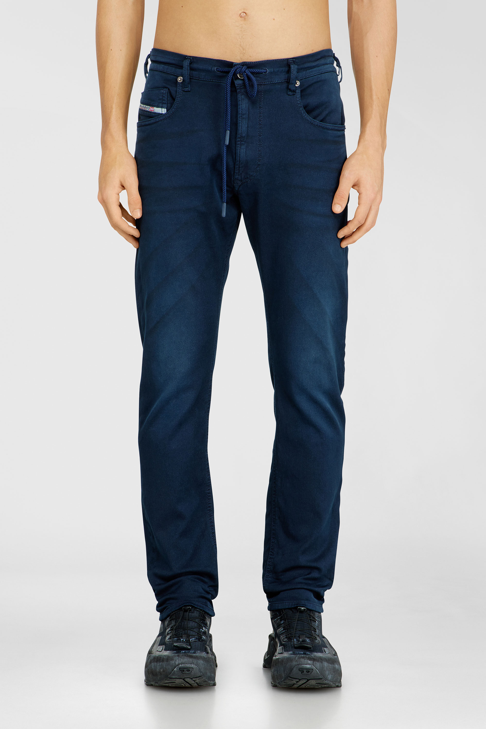 Diesel - Man's Regular 2032 D-Krooley Joggjeans&reg; 0670M, Blue - 2
