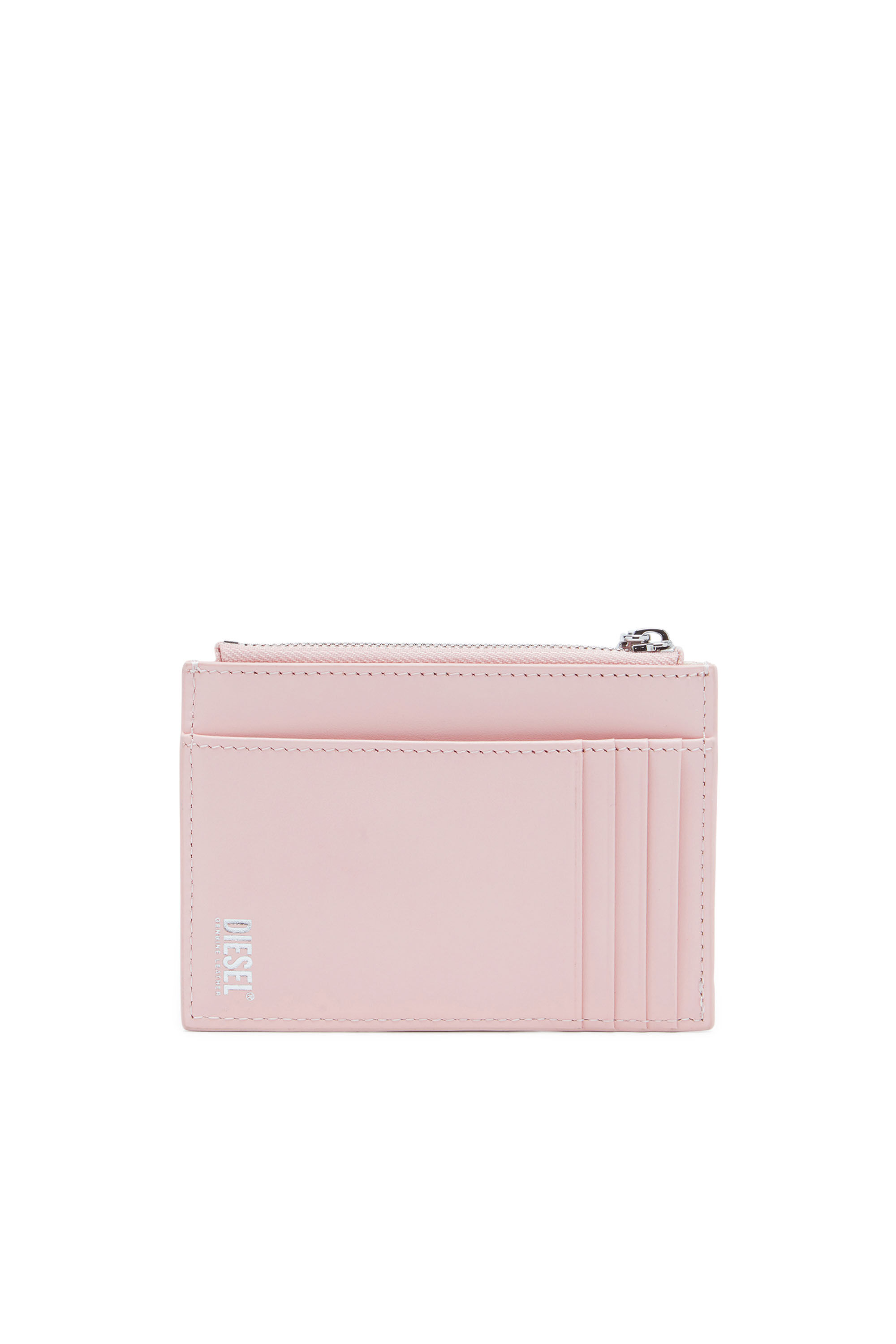 Diesel - 1DR CARD HOLDER I, Woman Card holder in pastel leather in Pink - Image 2
