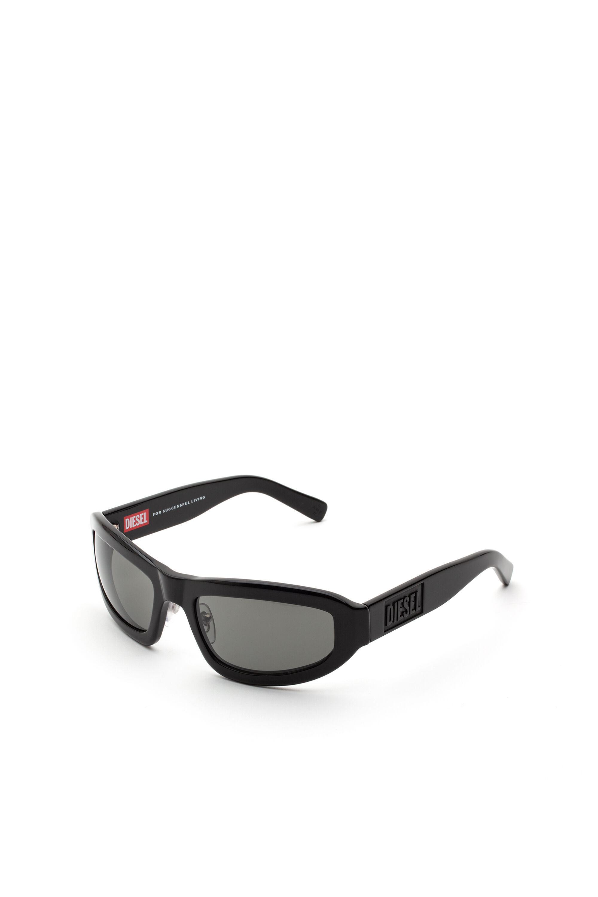 Diesel - DM0363, Unisex Minimalistische und alltägliche Sonnenbrillen in Schwarz - 2