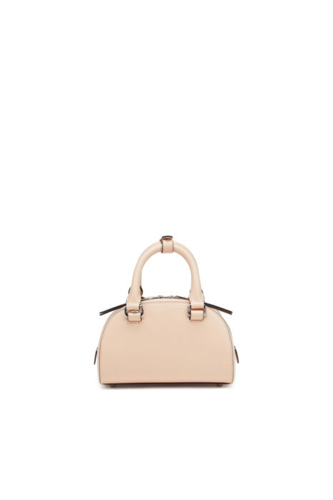 Diesel - 1DR DOME CROSSBODY, Woman's Leather mini bowling bag in Pink - 3