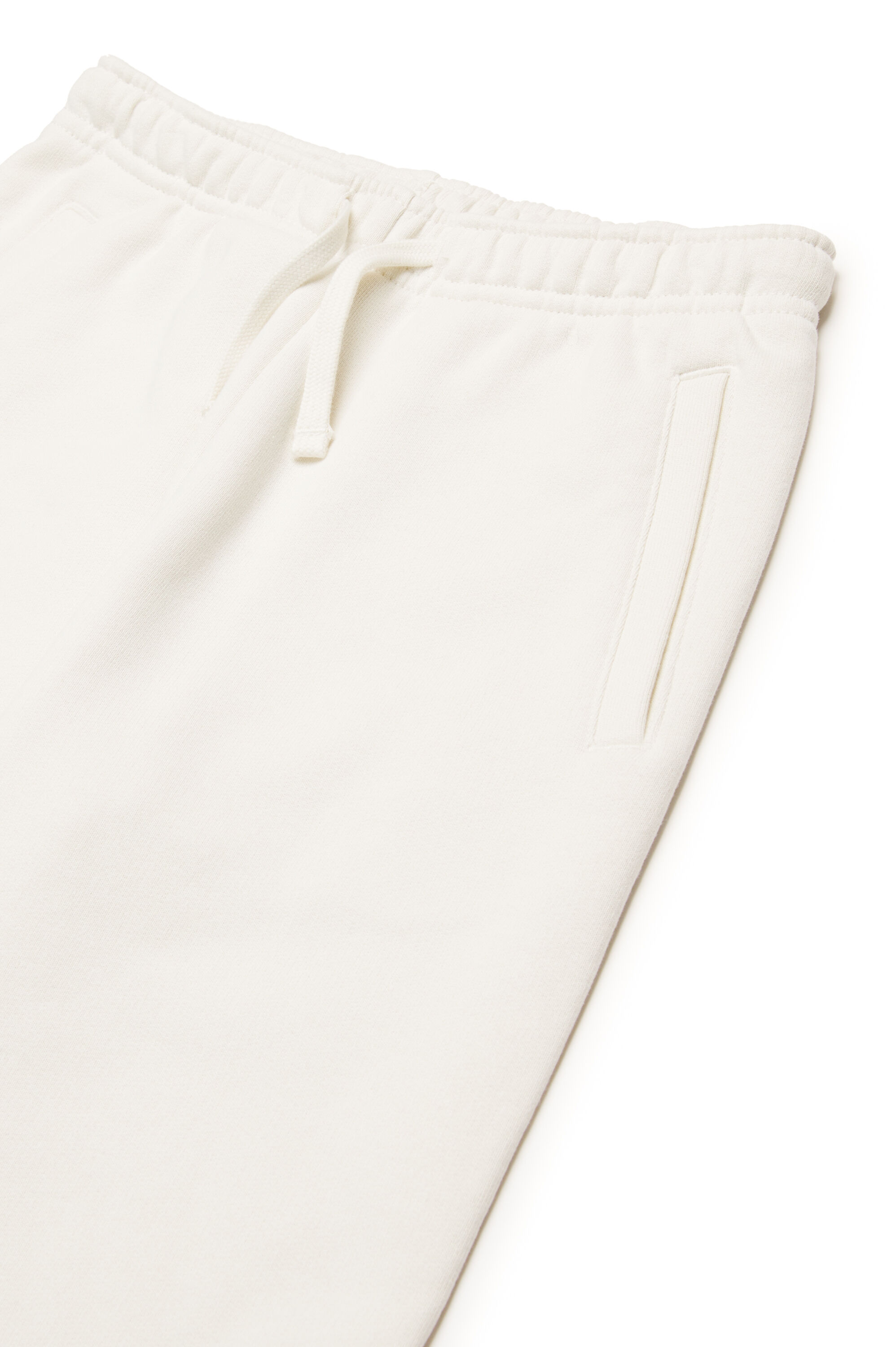 Diesel - PMARKIBIGOVAL, Man Sweatpants with embossed Oval D logo in White - Image 3