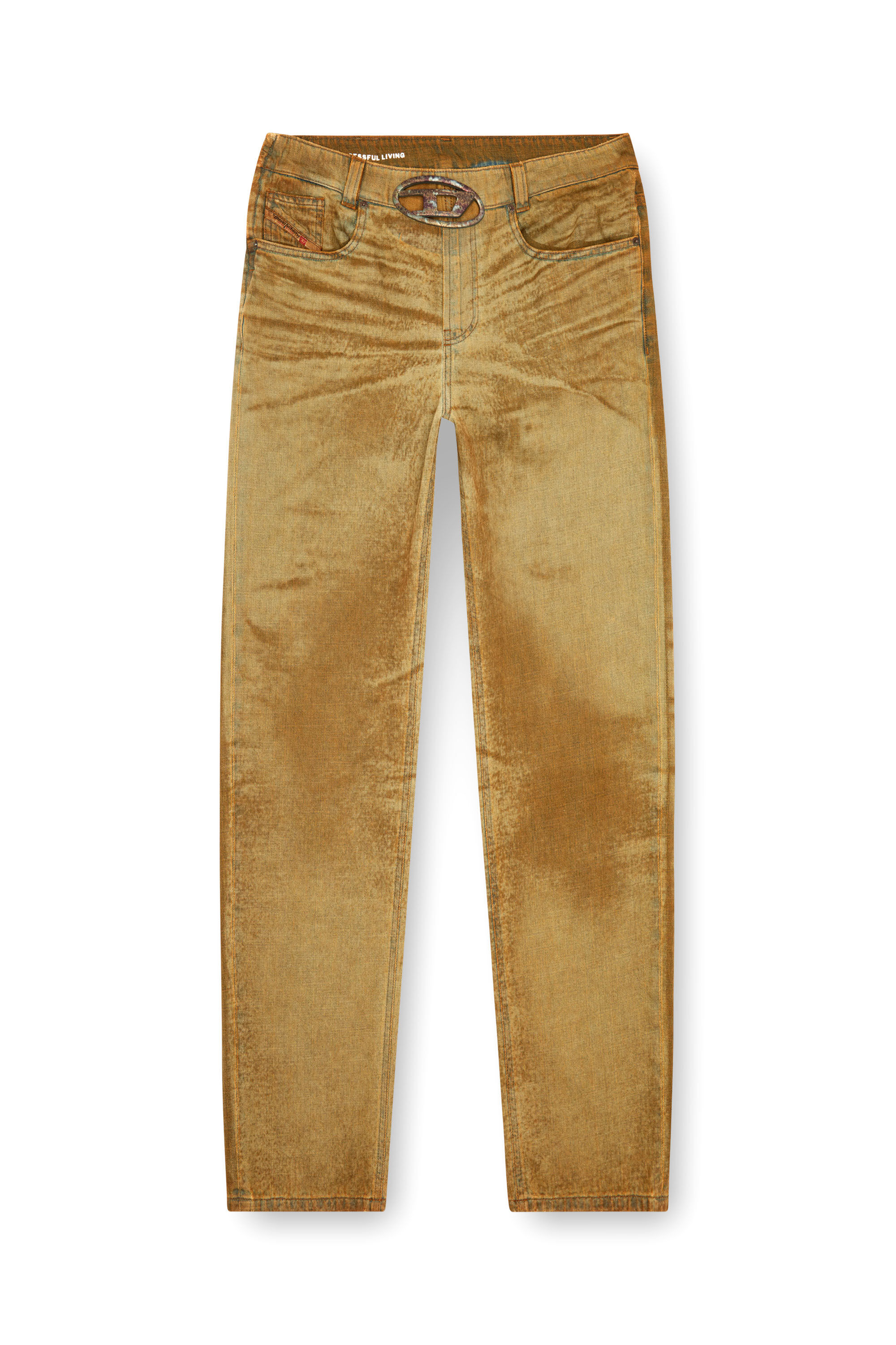 Diesel - Herren Straight Jeans 2010 D-Macs 0AJET, Hellbraun - Image 2