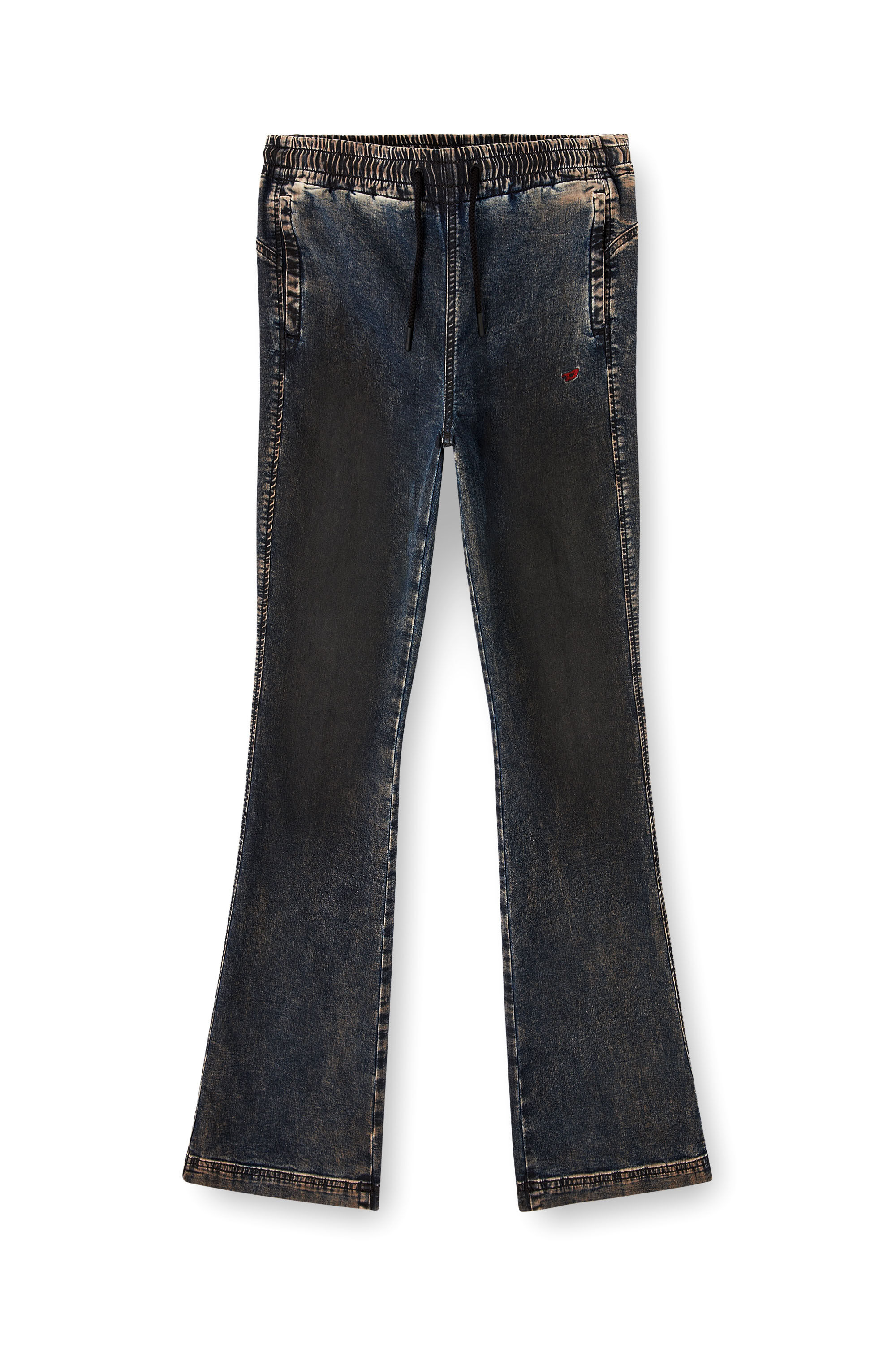 Diesel - Damen Bootcut 2069 D-Ebbey Joggjeans&reg; 09N64, Dunkelblau - 2