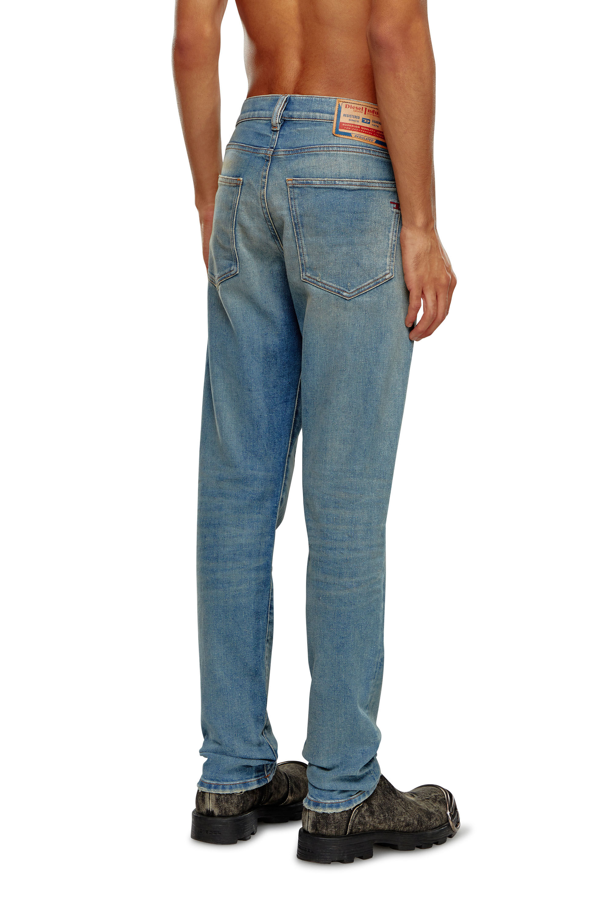 Diesel - Slim Jeans 2019 D-Strukt 09H50, Mittelblau - Image 4