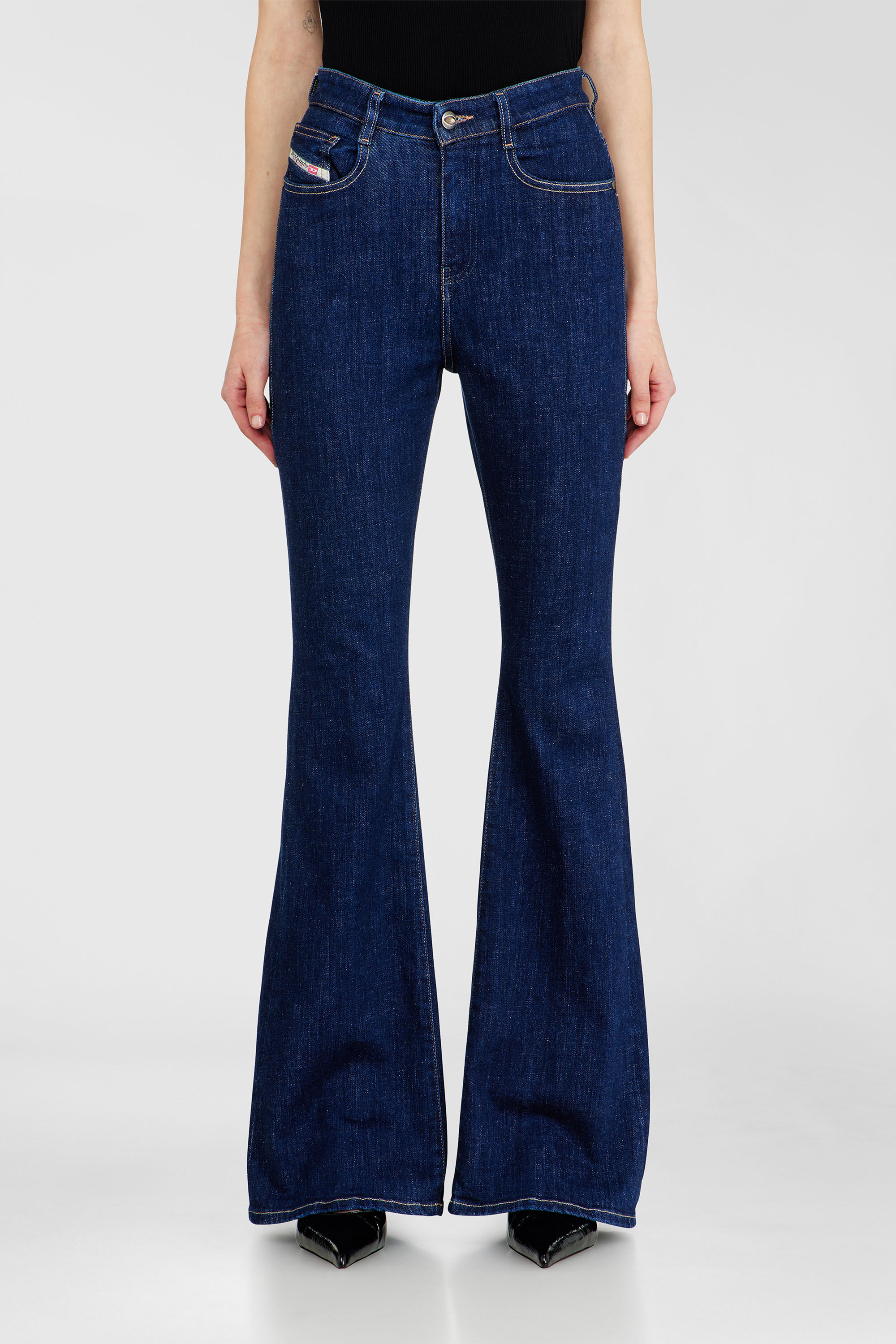 Diesel - Damen Bootcut Jeans 1973 D-Partt 09Q03, Dunkelblau - 4