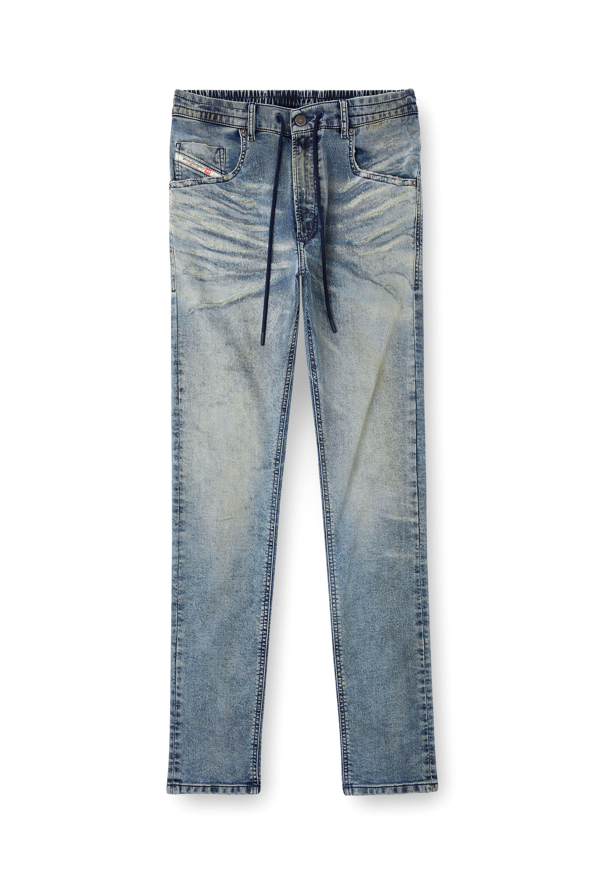 Diesel - Herren Regular 2032 D-Krooley Joggjeans® 09M37, Mittelblau - 2