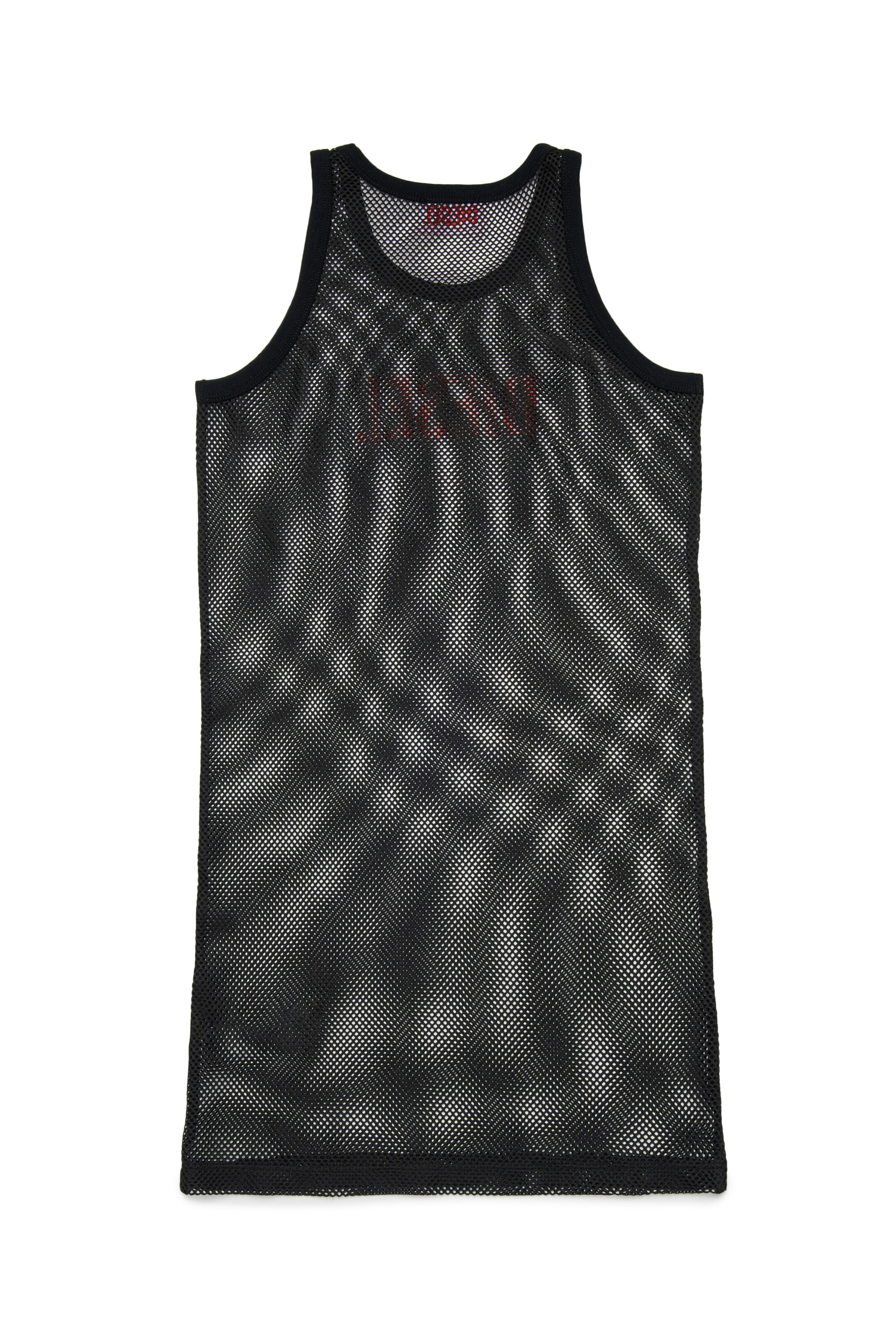 Diesel - MCURTS, Damen Strandkleid aus Baumwollmesh in Schwarz - 2